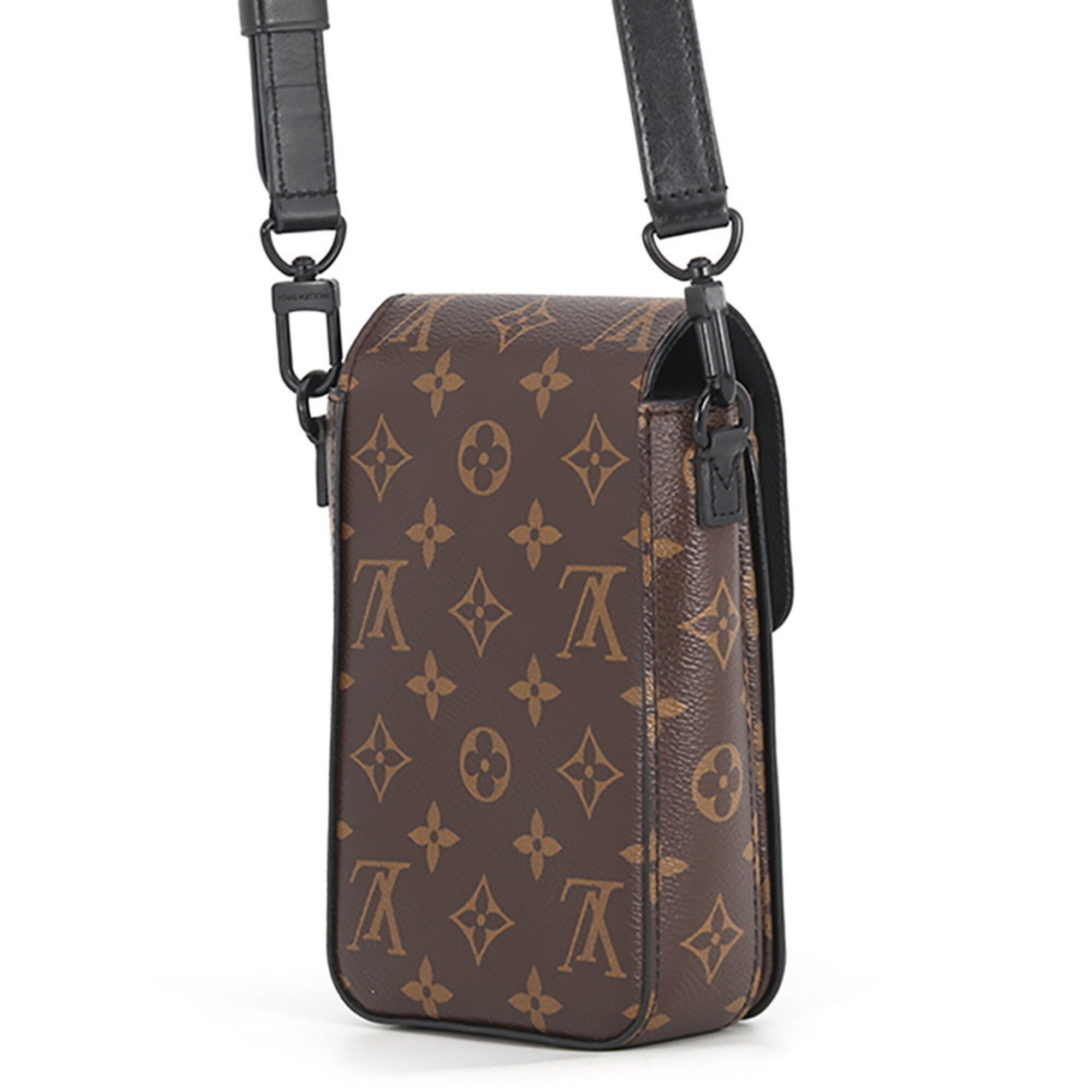 Louis Vuitton Monogram Macassar Black Monogram Macassar Noir Handbag Shoulder Bag (Pre-Owned)