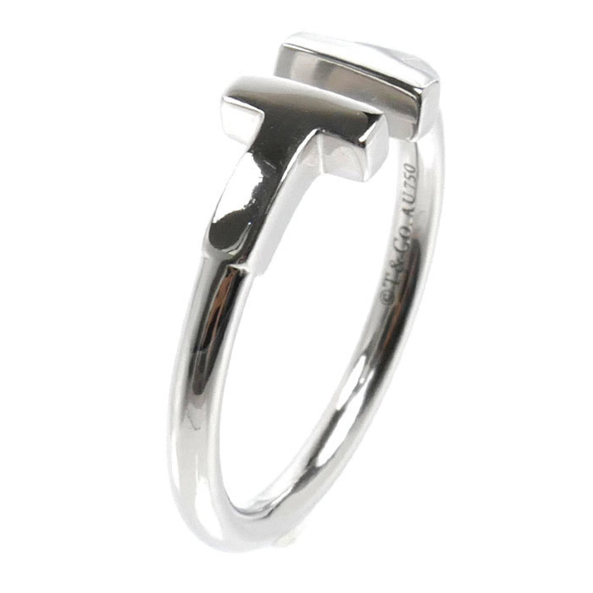 Tiffany White Gold (18K) Band Ring (Pre-Owned)