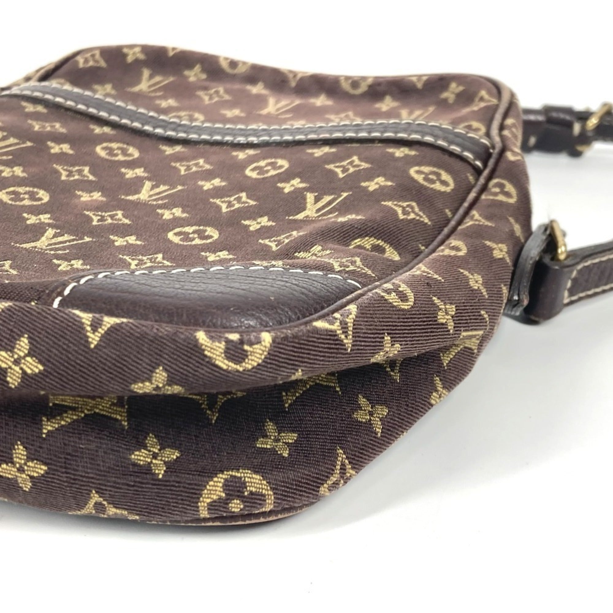 Louis Vuitton Monogram Mini Lin Brown Monogram Mini Lin Pochette Shoulder Bag (Pre-Owned)