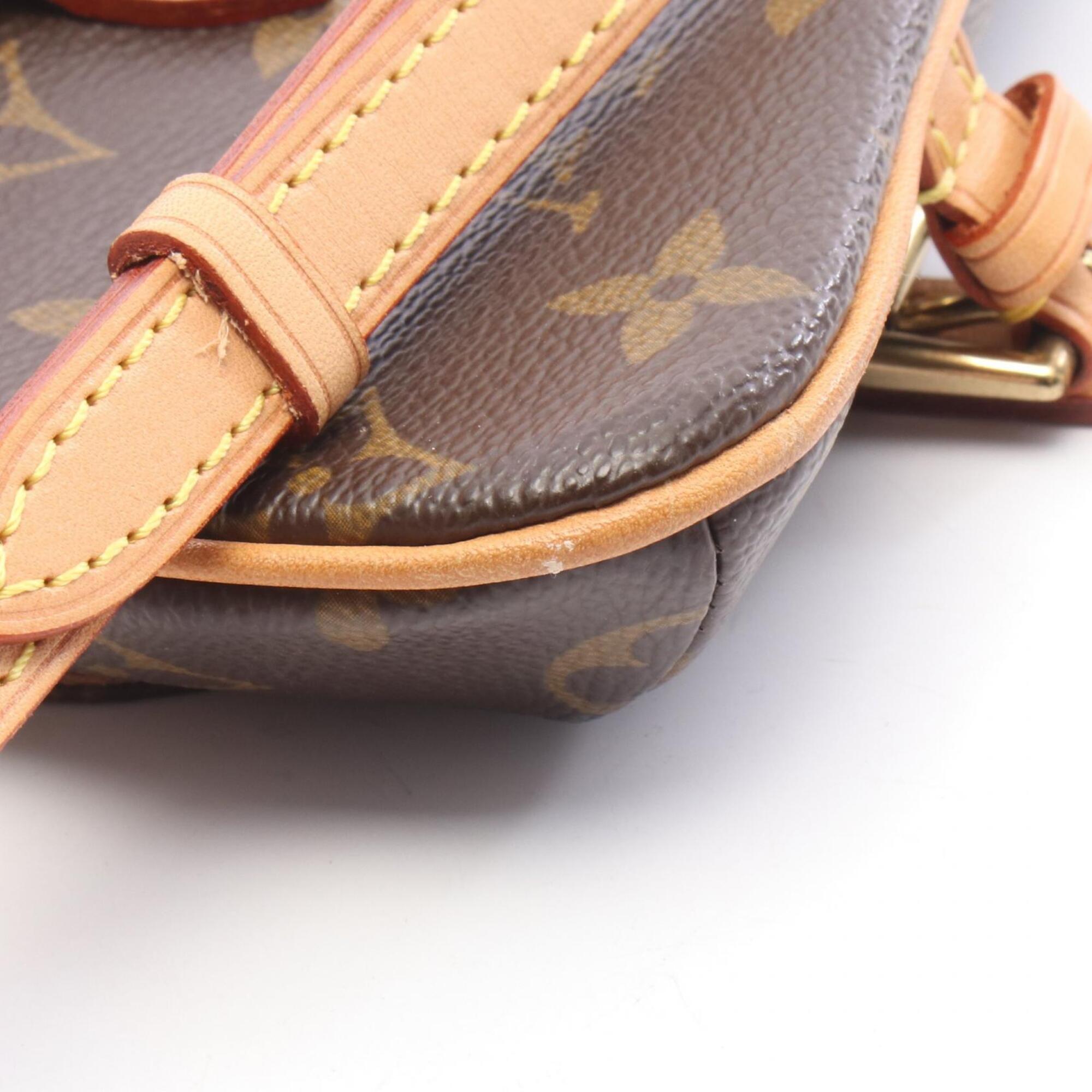 Louis Vuitton Brown Monogram Monogram Leather Fanny Pack Pochette (Pre-Owned)