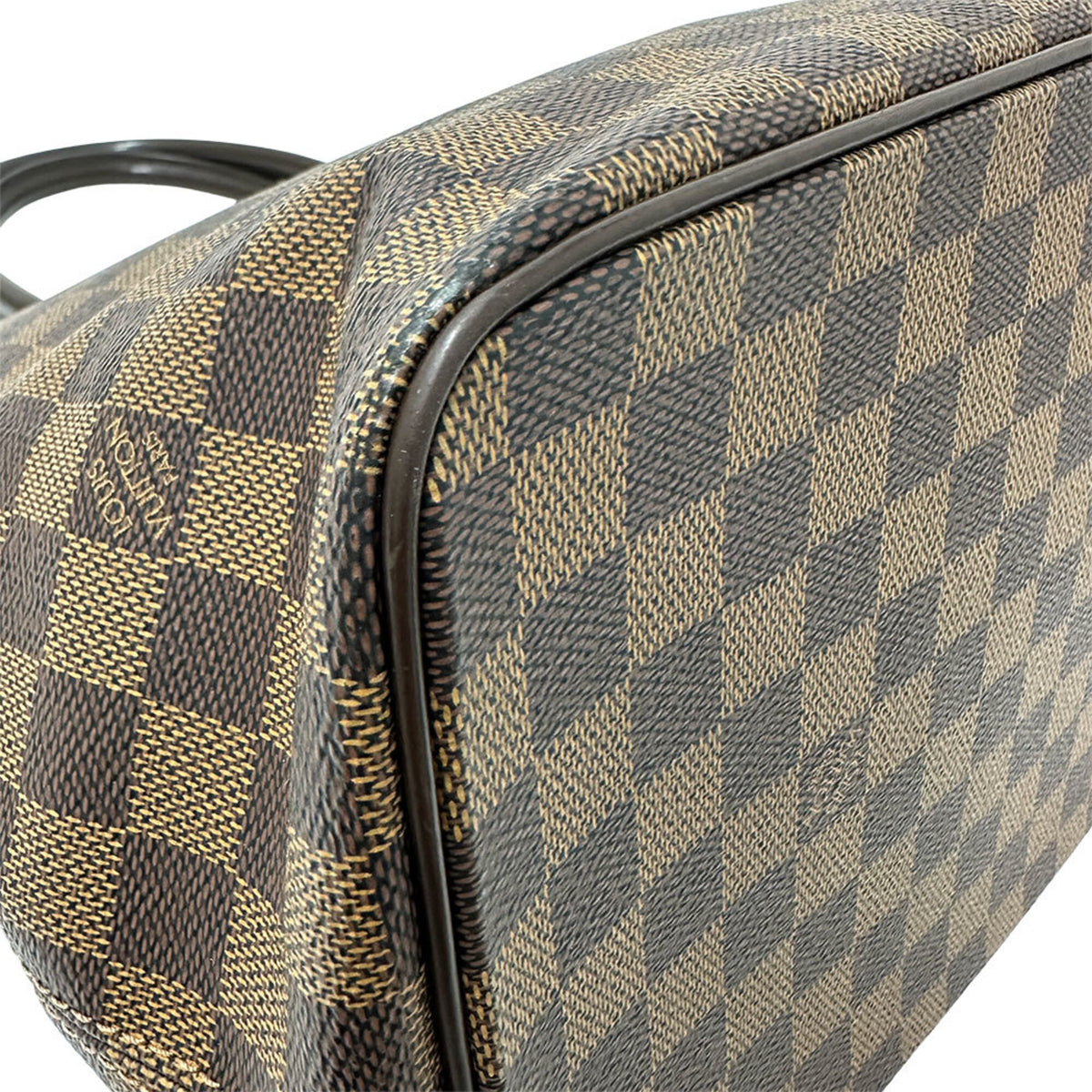 Louis Vuitton Brown Ebene Damier Canvas Handbag Tote Bag (Pre-Owned)