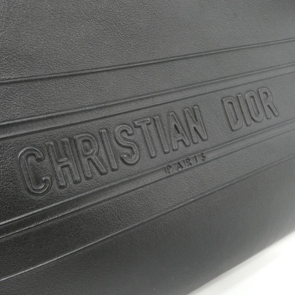 Christian Dior Black Leather Clutch Bag (Pre-Owned)