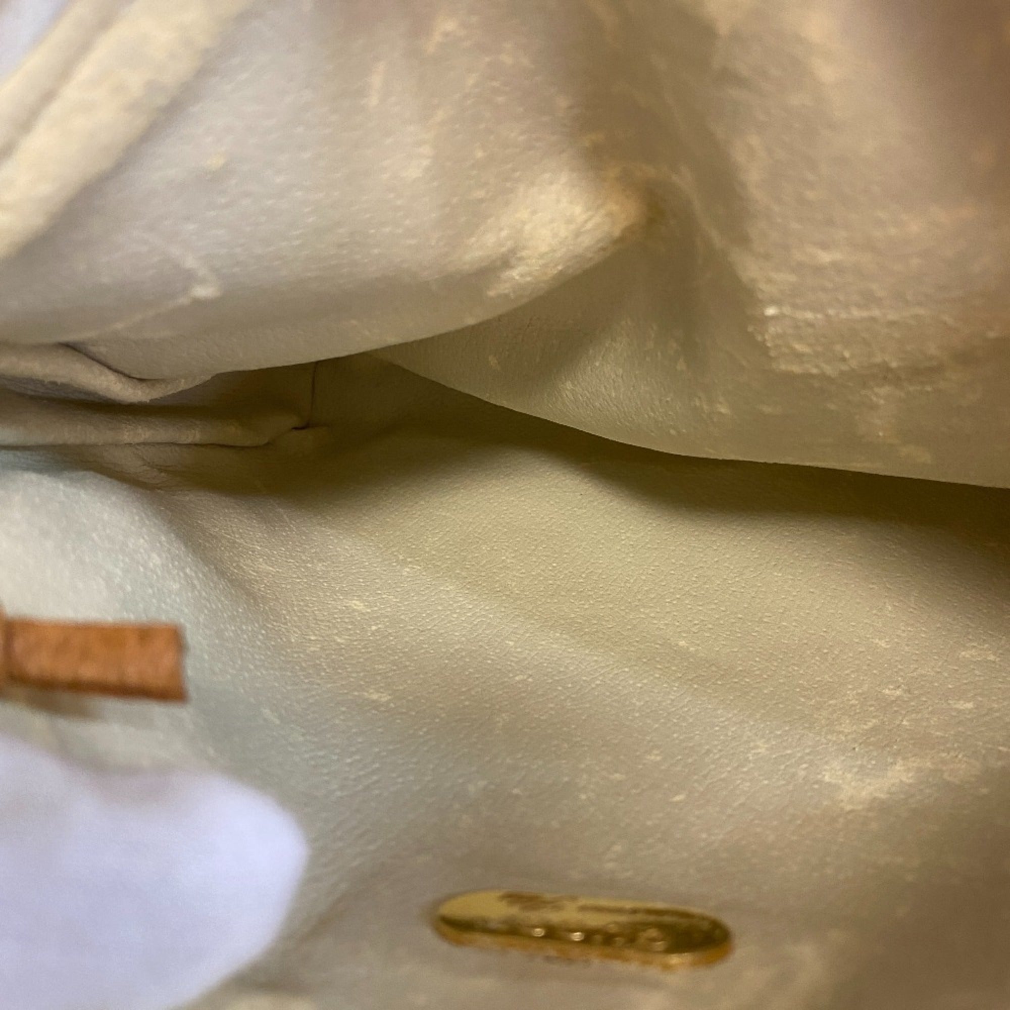 Gucci Gg Plus White Pvc Clutch Bag (Pre-Owned)