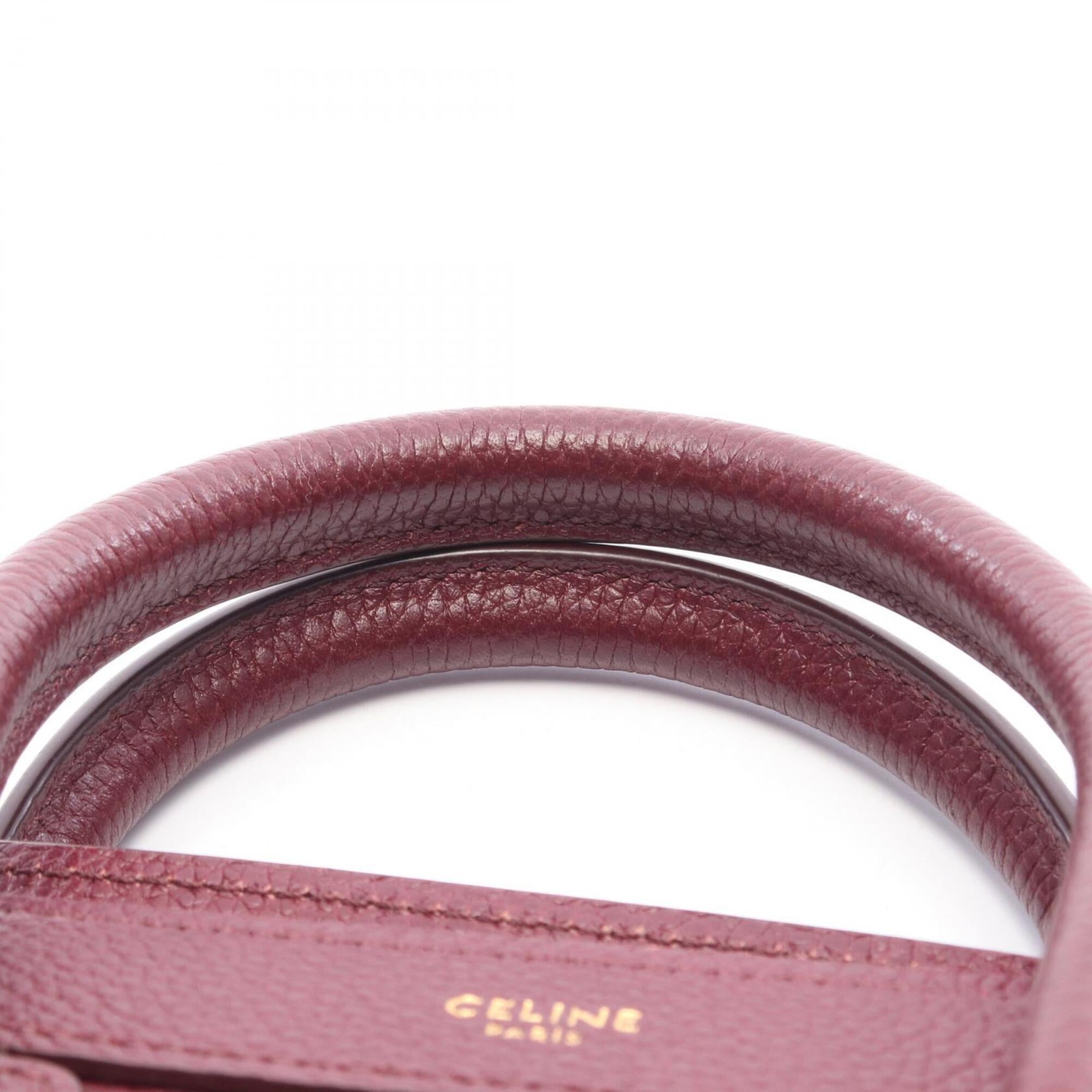 Celine Purple Leather Handbag (Pre-Owned)