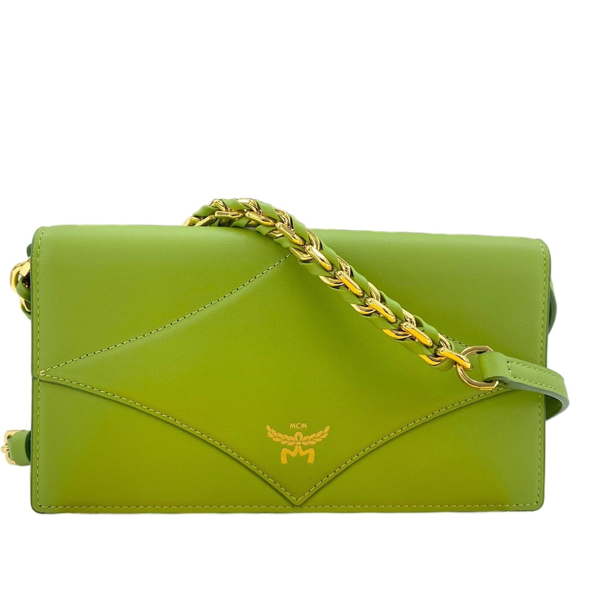 Mcm Green Pouch (Pre-Owned)