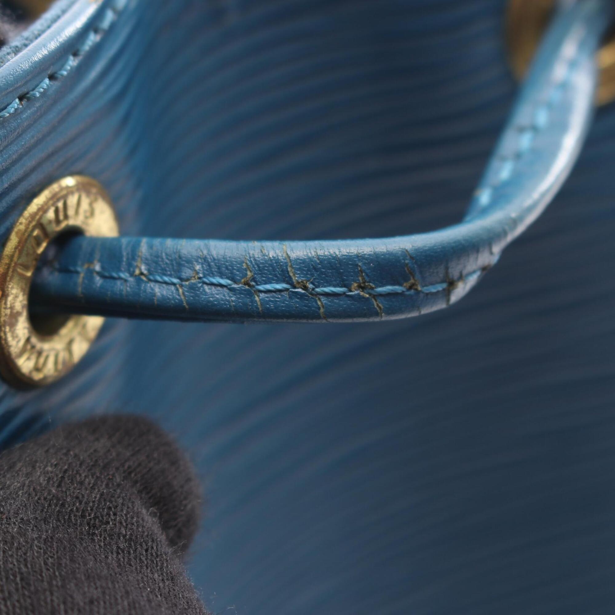 Louis Vuitton Blue Epi Leather Handbag Shoulder Bag (Pre-Owned)