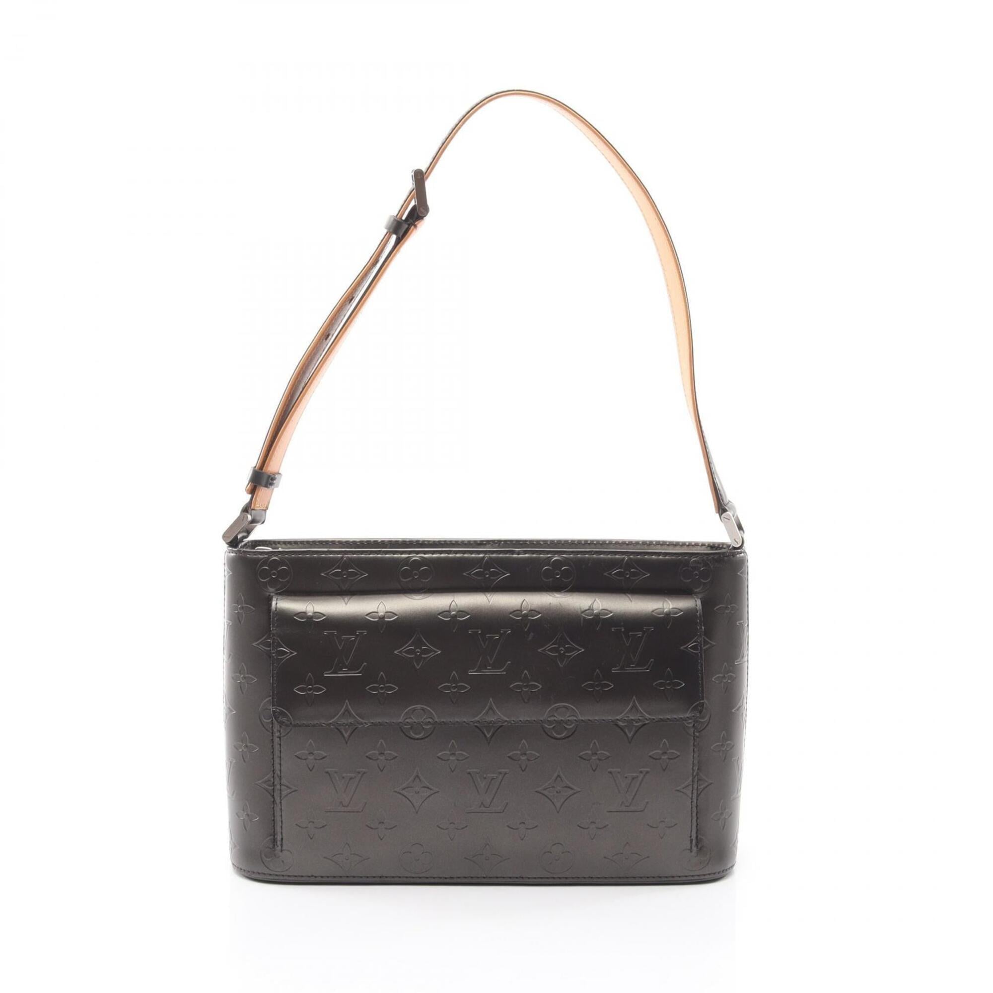 Louis Vuitton Monogram Mat Black Handbag Shoulder Bag (Pre-Owned)