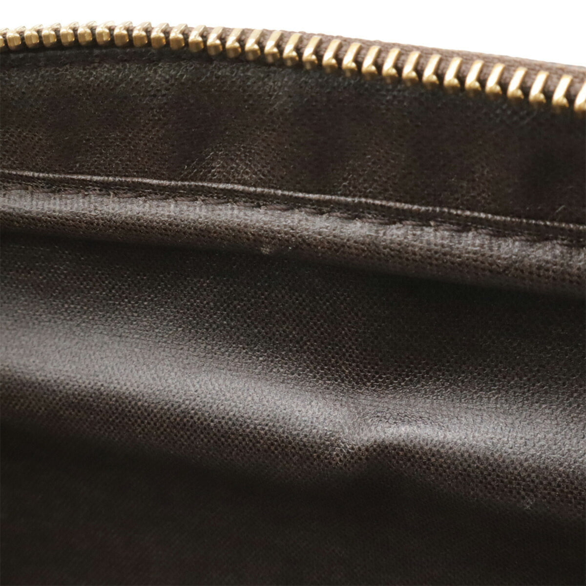 Louis Vuitton Brown Pvc Coated Canvas Pouch (Pre-Owned)
