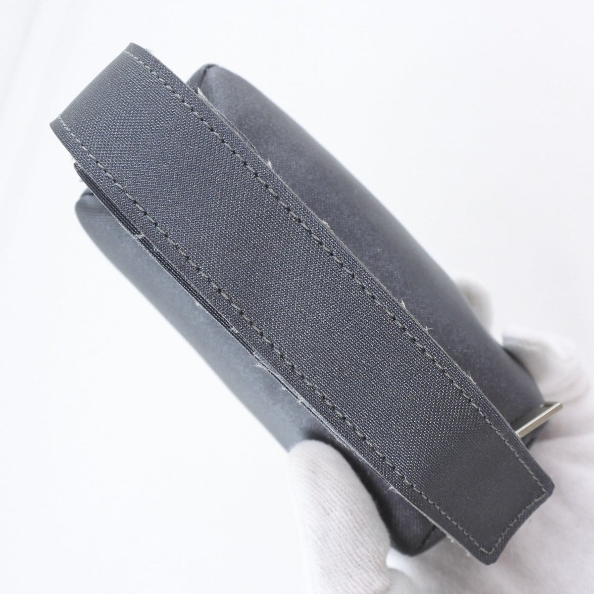 Chanel Gray Nylon Pouch (Pre-Owned)