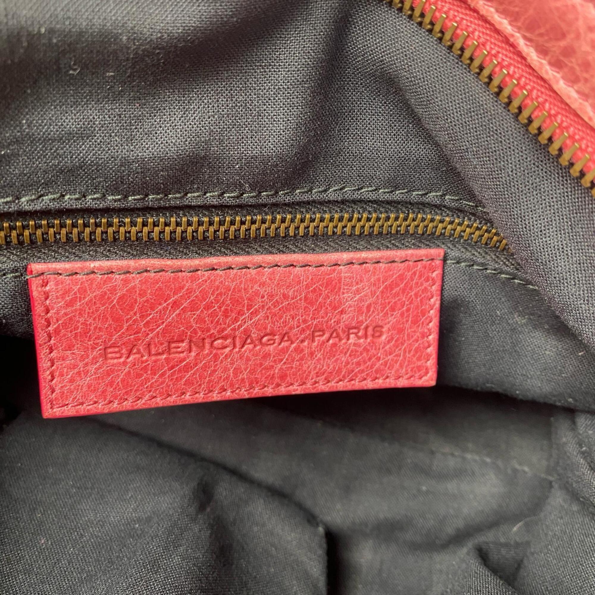 Balenciaga Pink Leather Handbag Shoulder Bag (Pre-Owned)