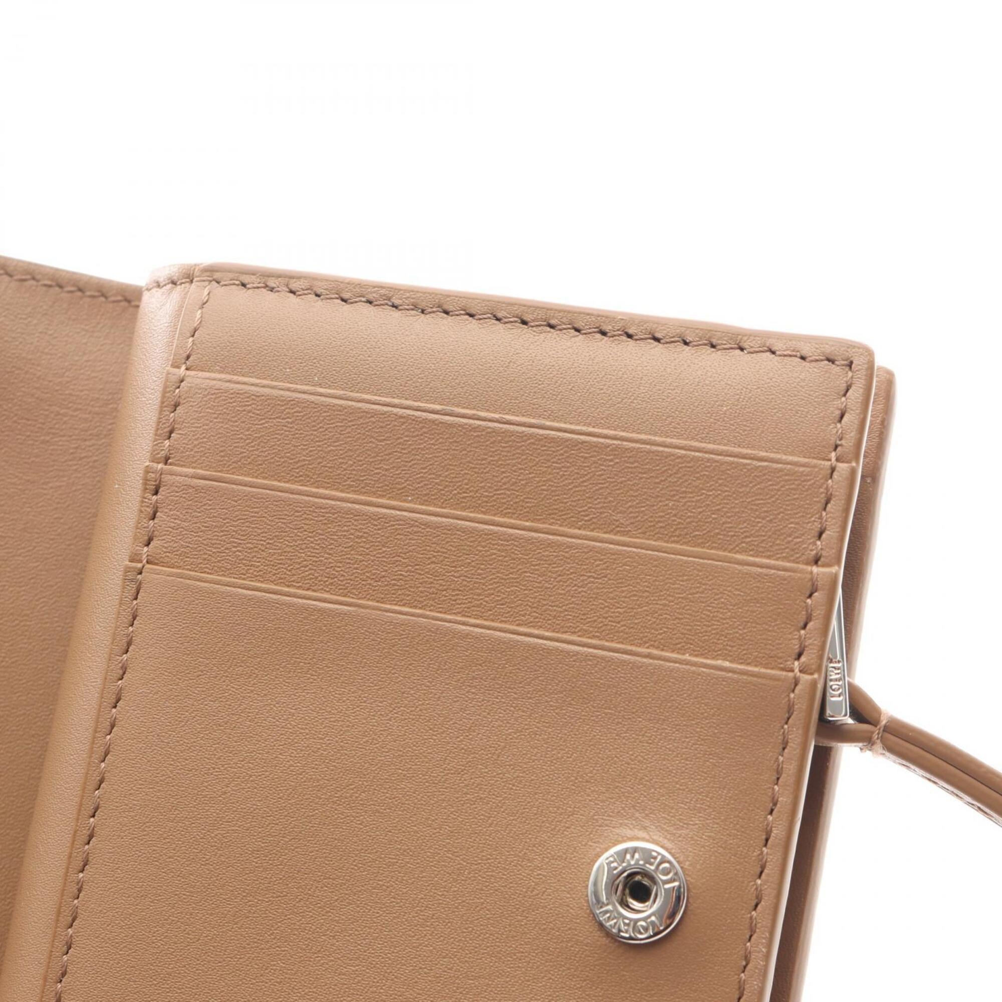Loewe Brown Leather Wallet (Bi-Fold) (Pre-Owned)