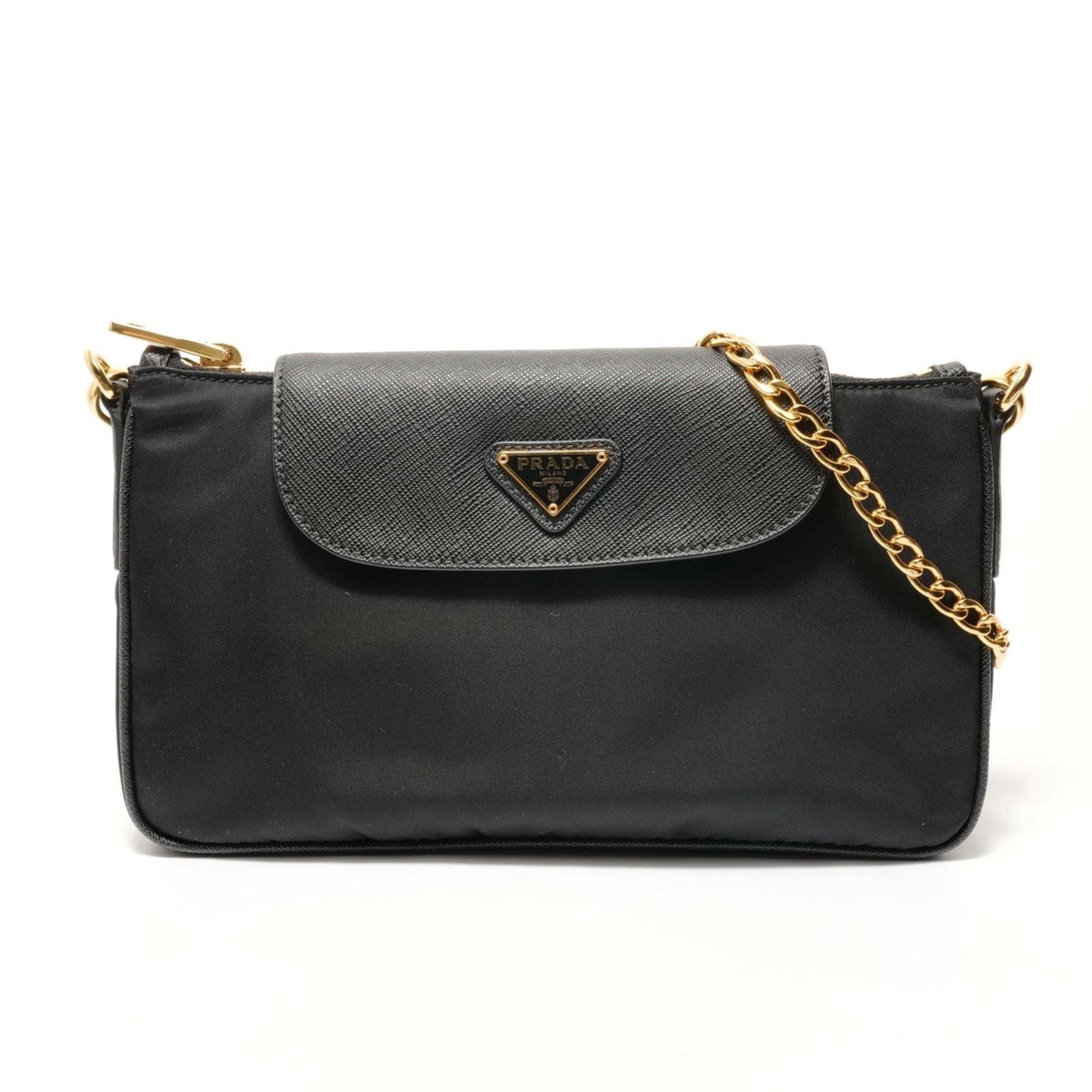 Prada Black Nylon Shoulder Bag (Pre-Owned)