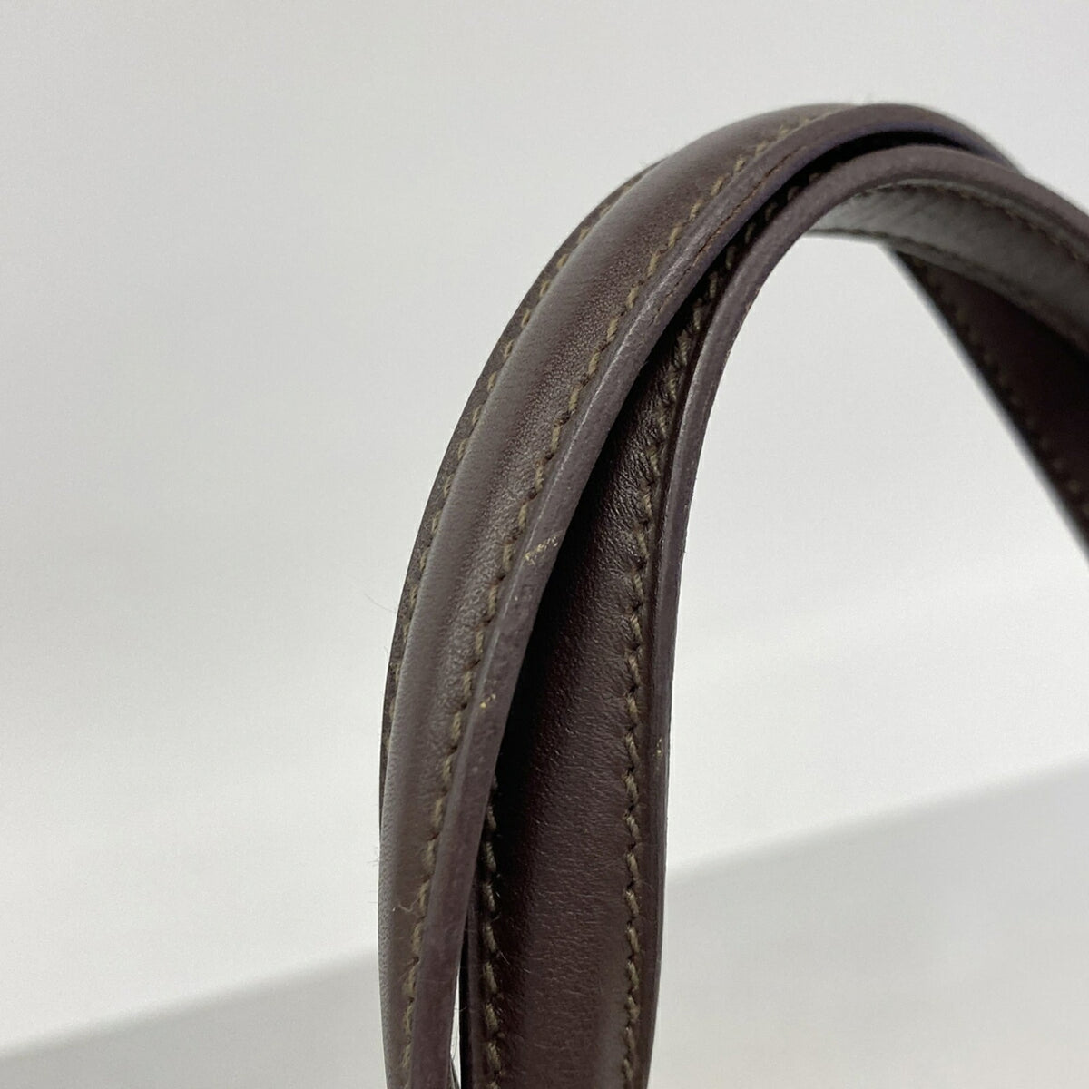 Hermes Brown Toile H Handbag (Pre-Owned)