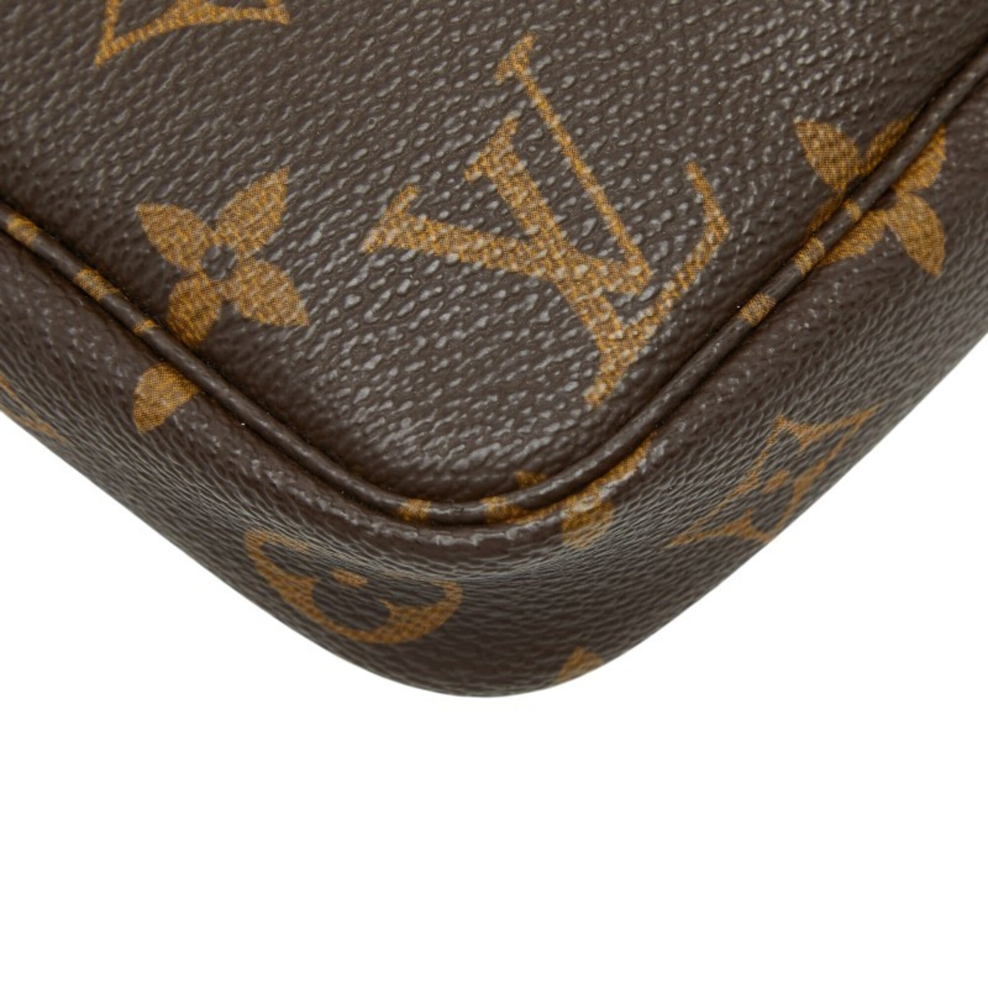 Louis Vuitton Brown Pvc Leather Handbag (Pre-Owned)