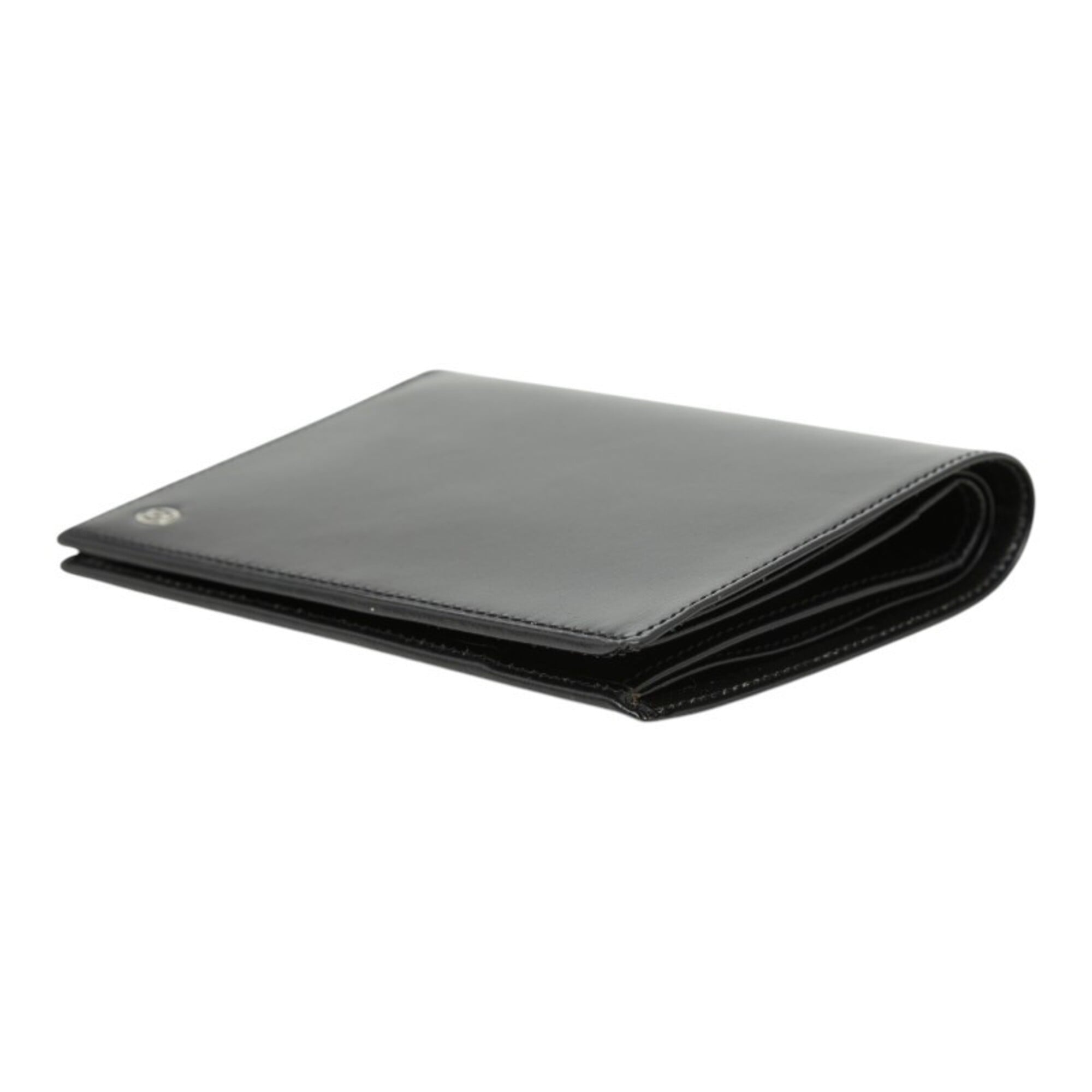 Cartier Black Leather Wallet (Bi-Fold) (Pre-Owned)