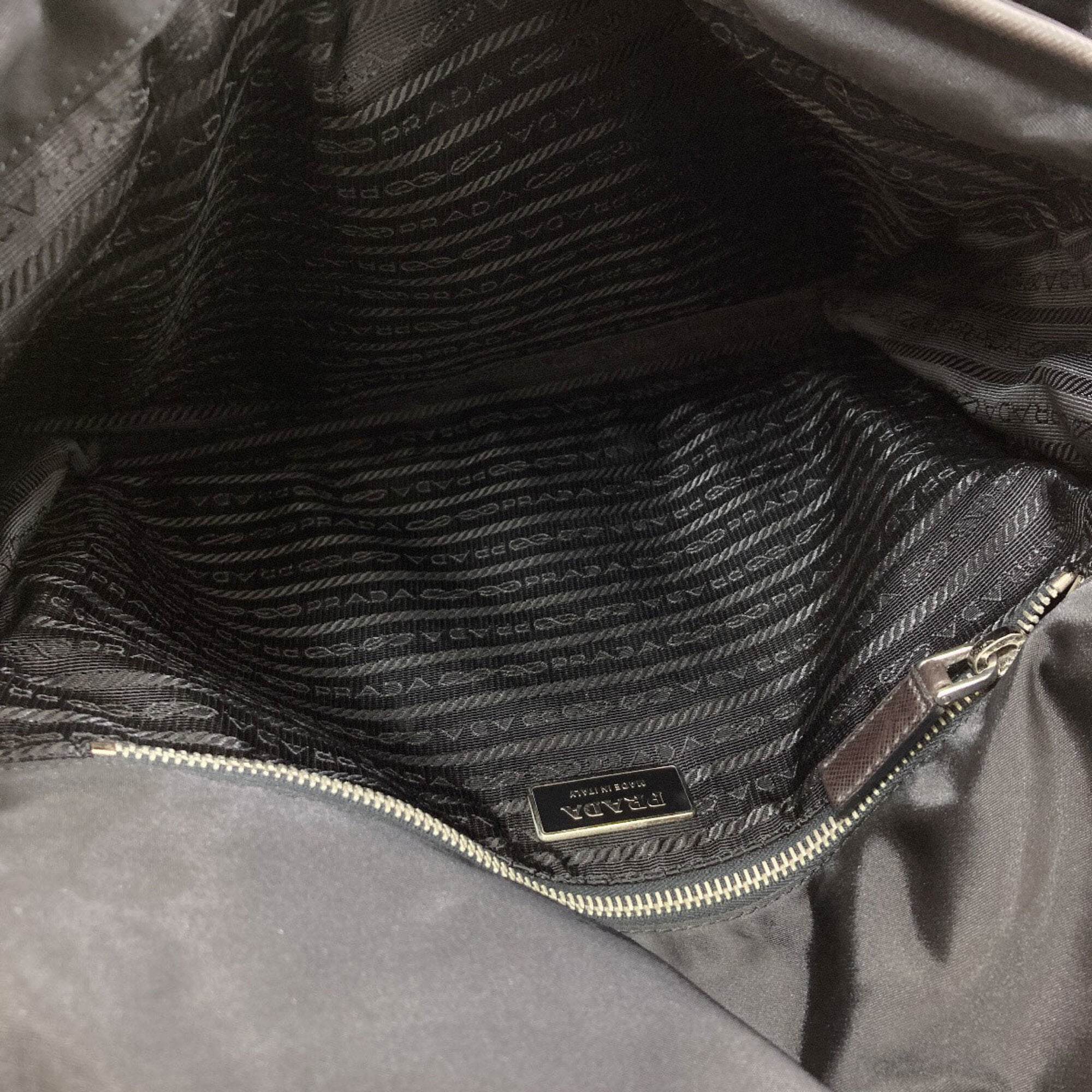 Prada Black Nylon Shoulder Bag (Pre-Owned)
