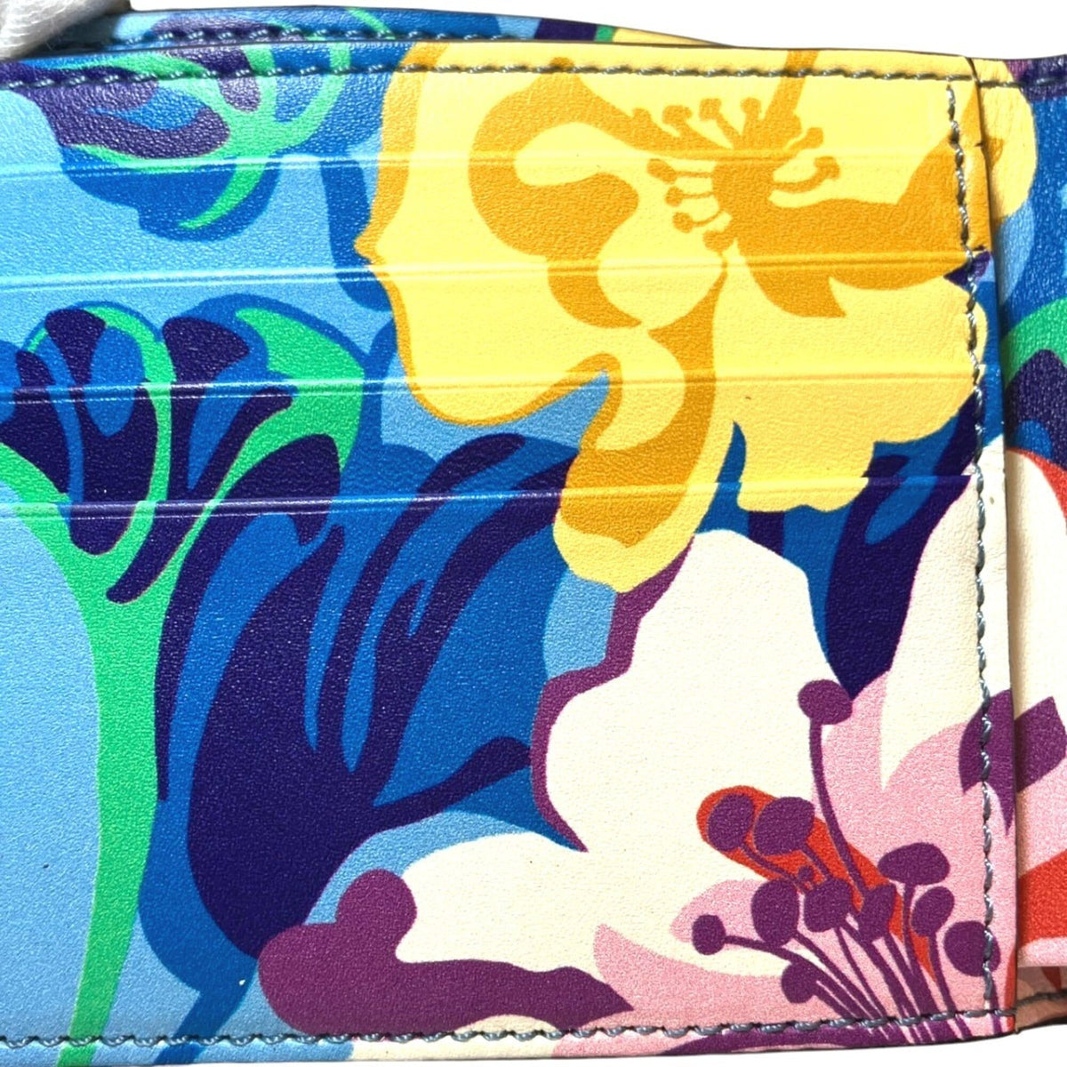 Etro Gray Pvc Leather Wallet (Bi-Fold) (Pre-Owned)