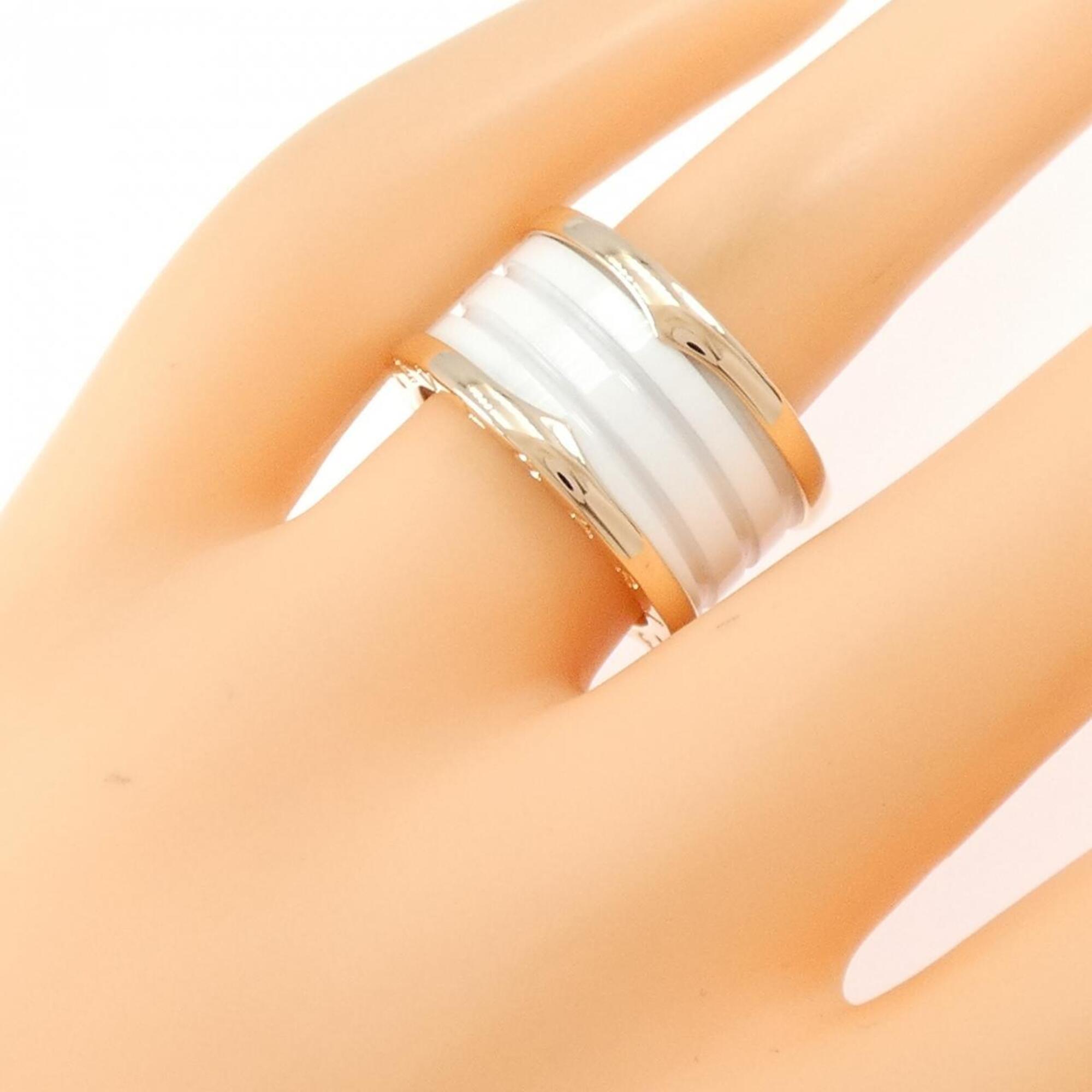 Bvlgari Pink Gold (18K) Ceramic Band Ring (Pre-Owned)