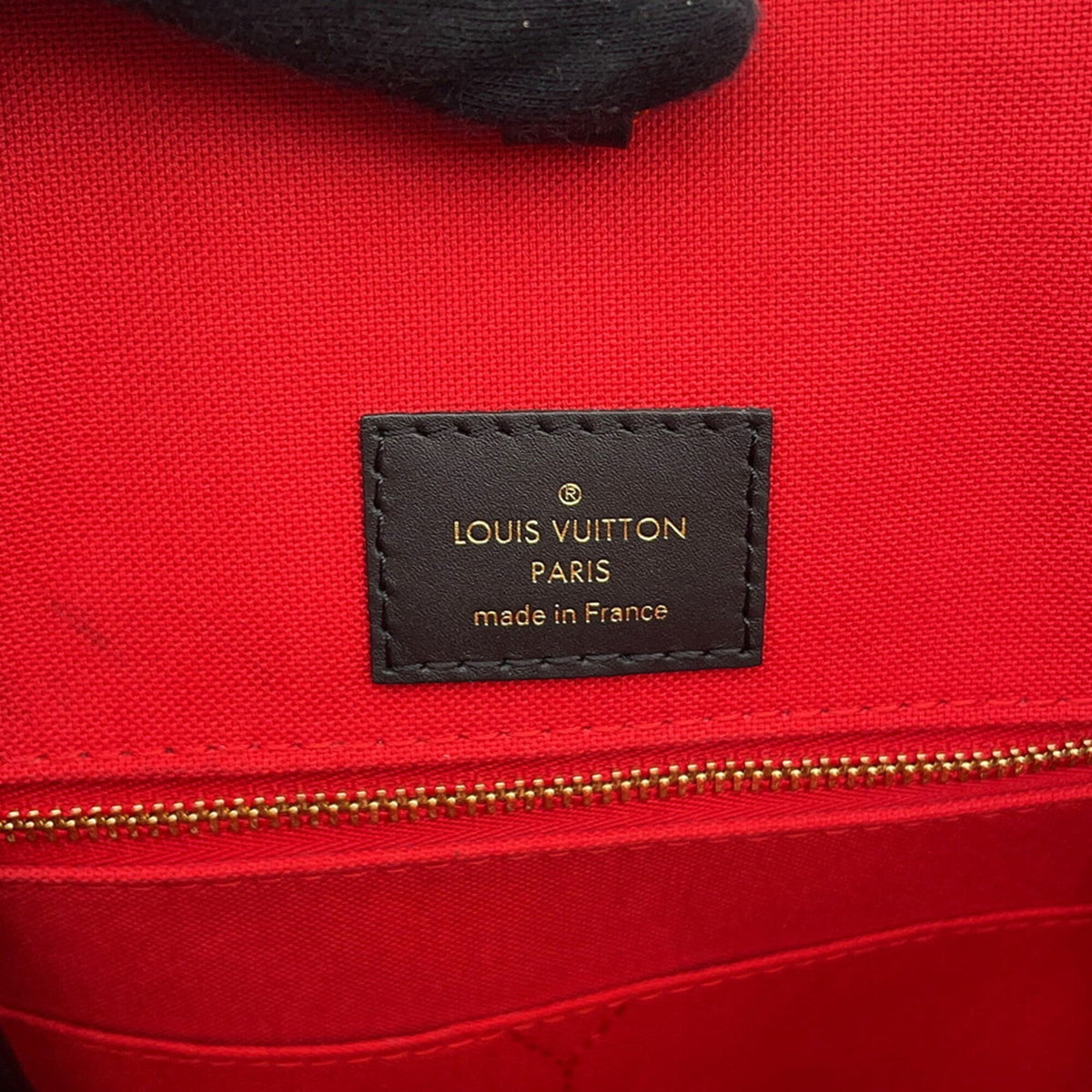 Louis Vuitton Monogram Reverse Red Color Monogram Reverse Monogram Handbag Tote Bag (Pre-Owned)