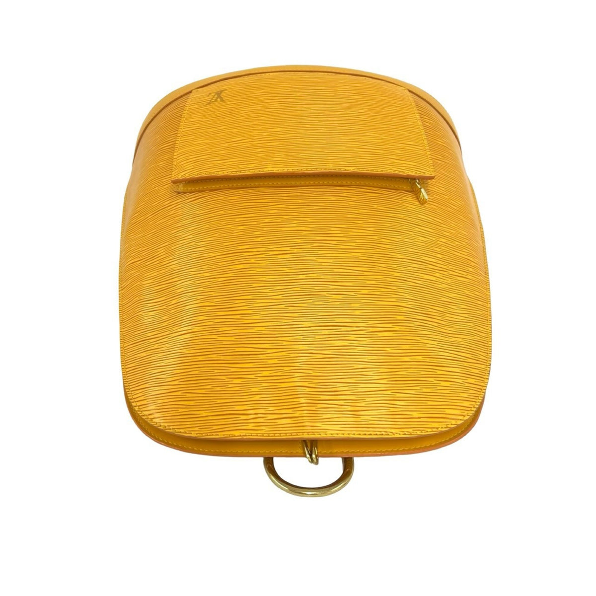 Louis Vuitton Yellow Leather Backpack (Pre-Owned)