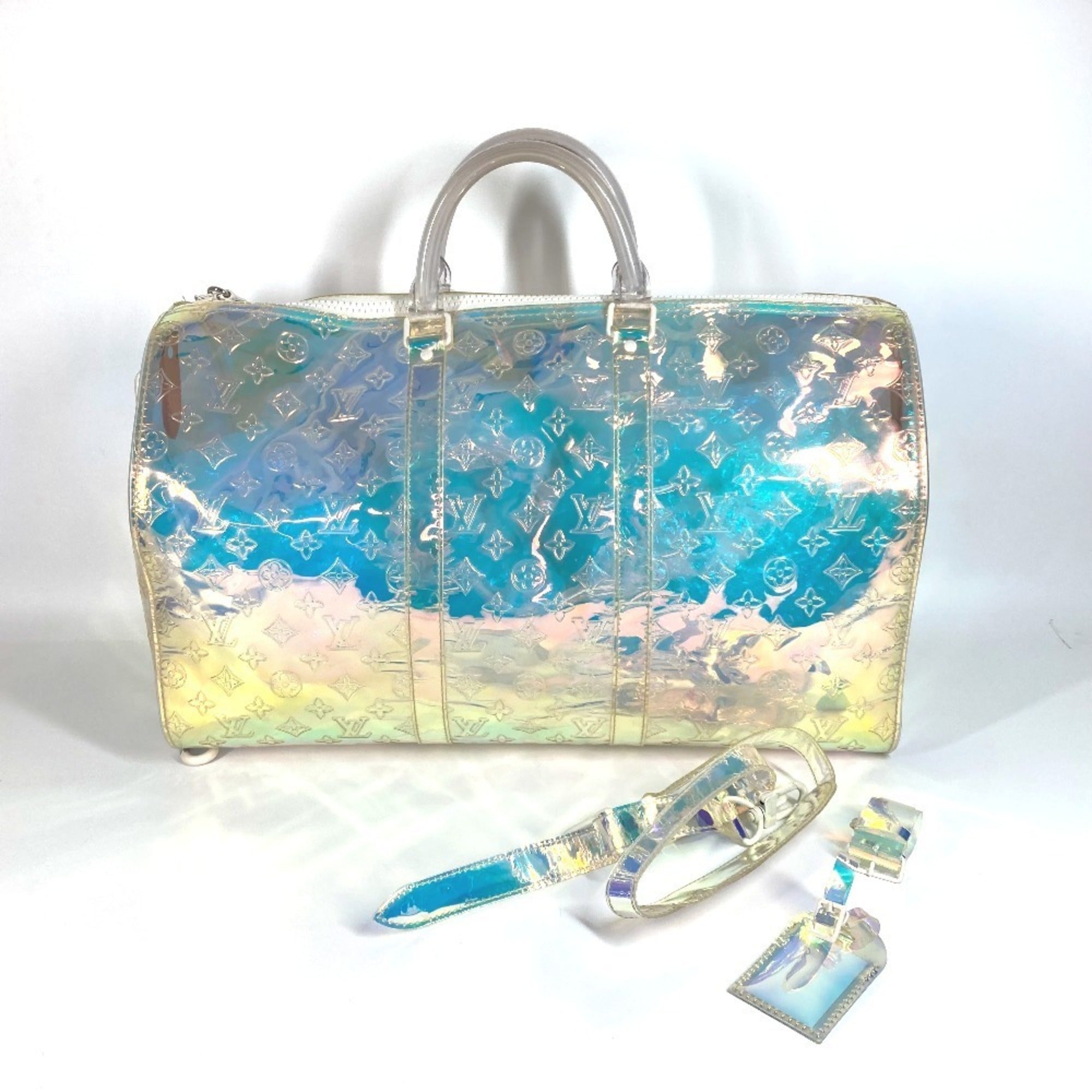 Louis Vuitton Clear Monogram Boston Bag Shoulder Bag (Pre-Owned)