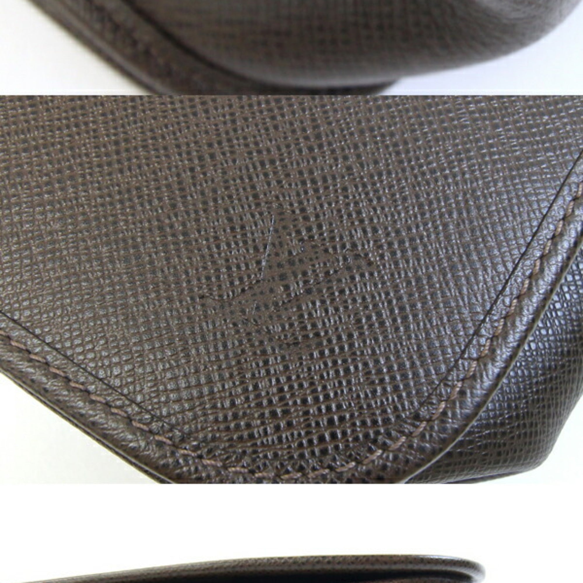 Louis Vuitton Taiga Brown Grizzly Taiga Leather Handbag Shoulder Bag (Pre-Owned)