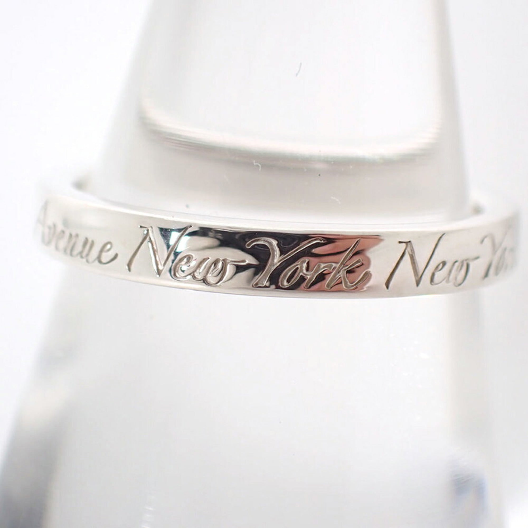 Tiffany Sterling Silver 925 Band Ring (Pre-Owned)