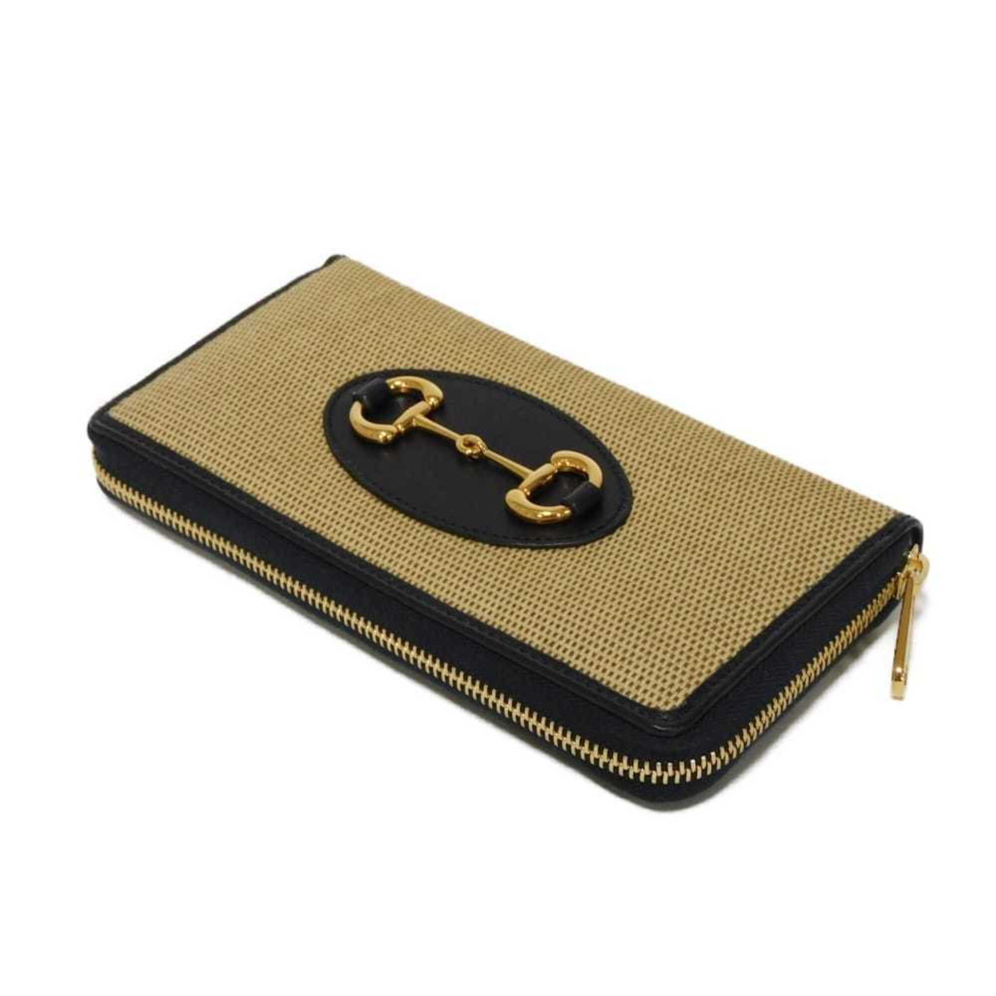 Gucci Beige Long Wallet (Bi-Fold) (Pre-Owned)