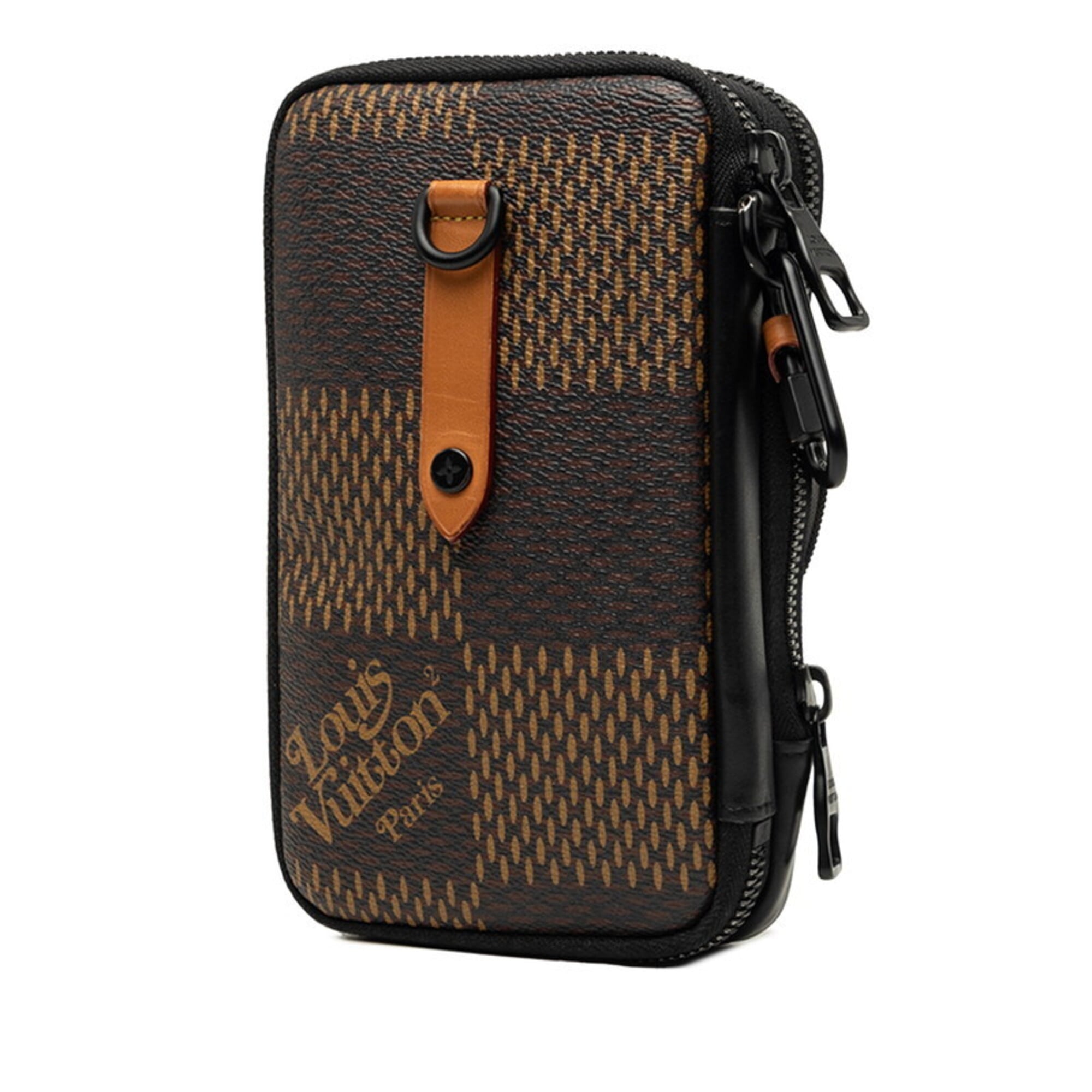 Louis Vuitton Brown Damier Canvas Pvc Leather Shoulder Bag (Pre-Owned)
