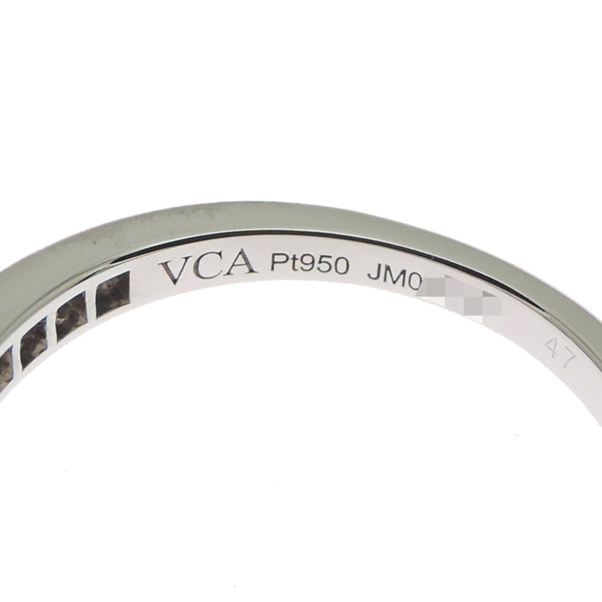 Van Cleef & Arpels Platinum 950 Band Ring (Pre-Owned)