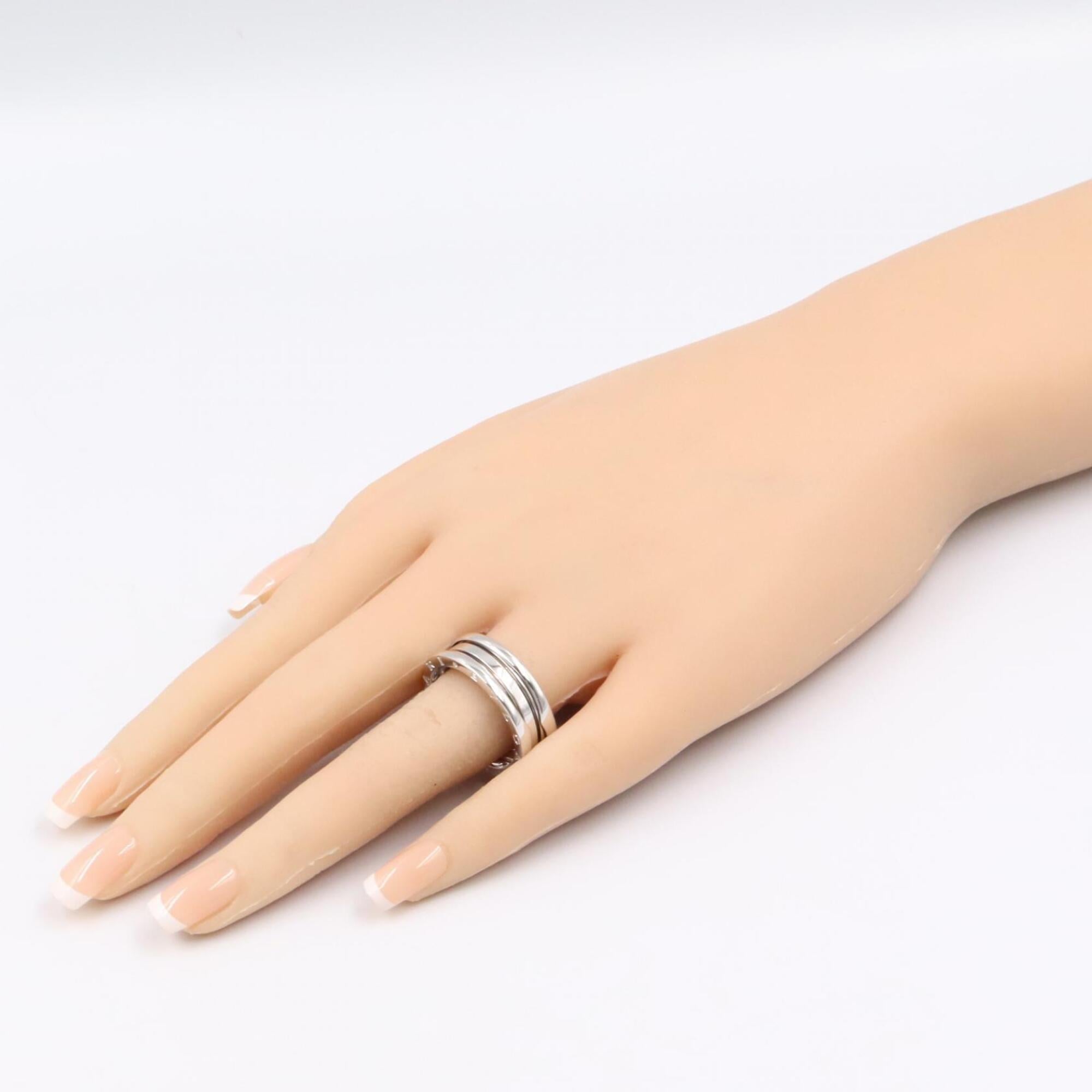 Bvlgari Silver White Gold (18K) Band Ring (Pre-Owned)