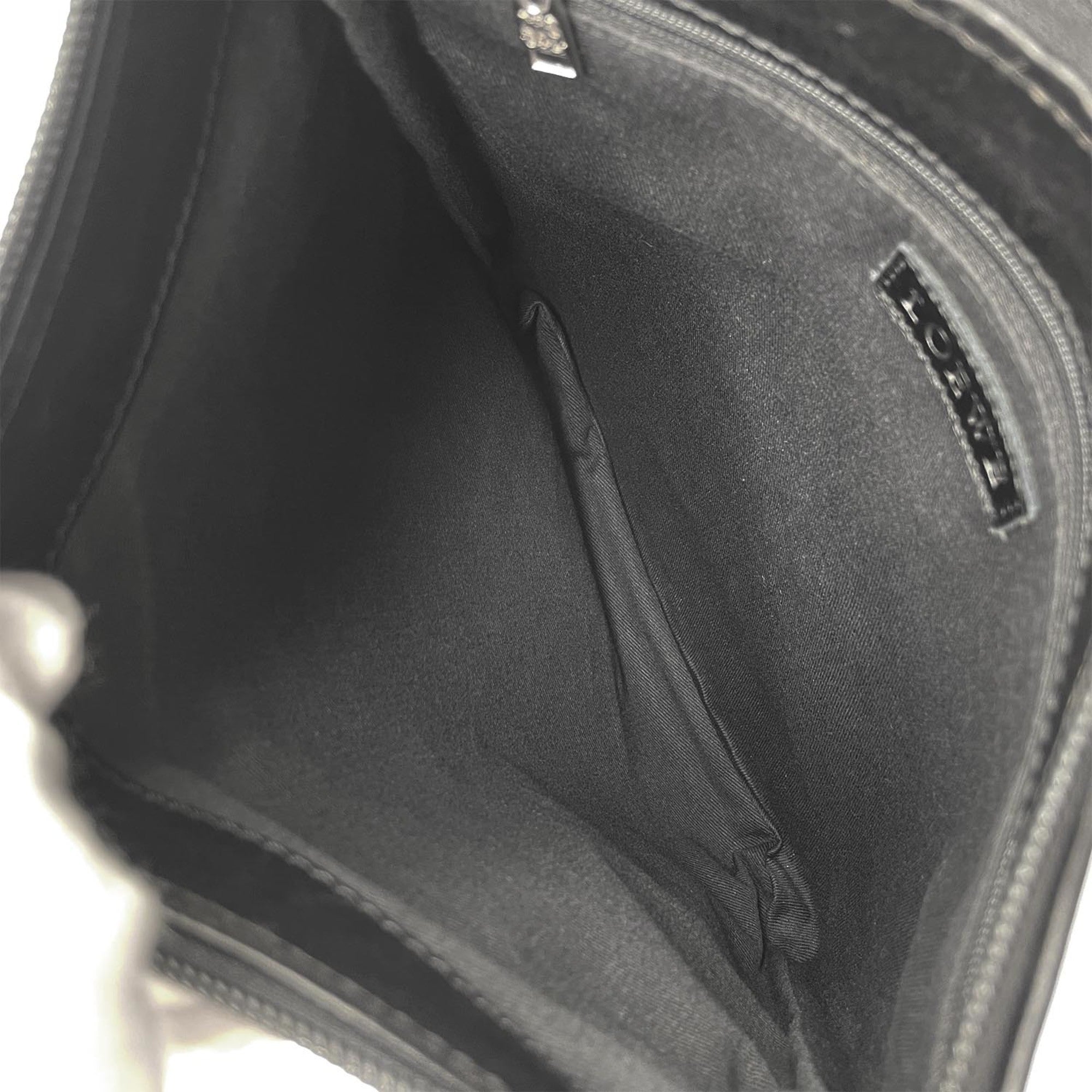 Loewe Black Brown Canvas Shoulder Bag (Pre-Owned)
