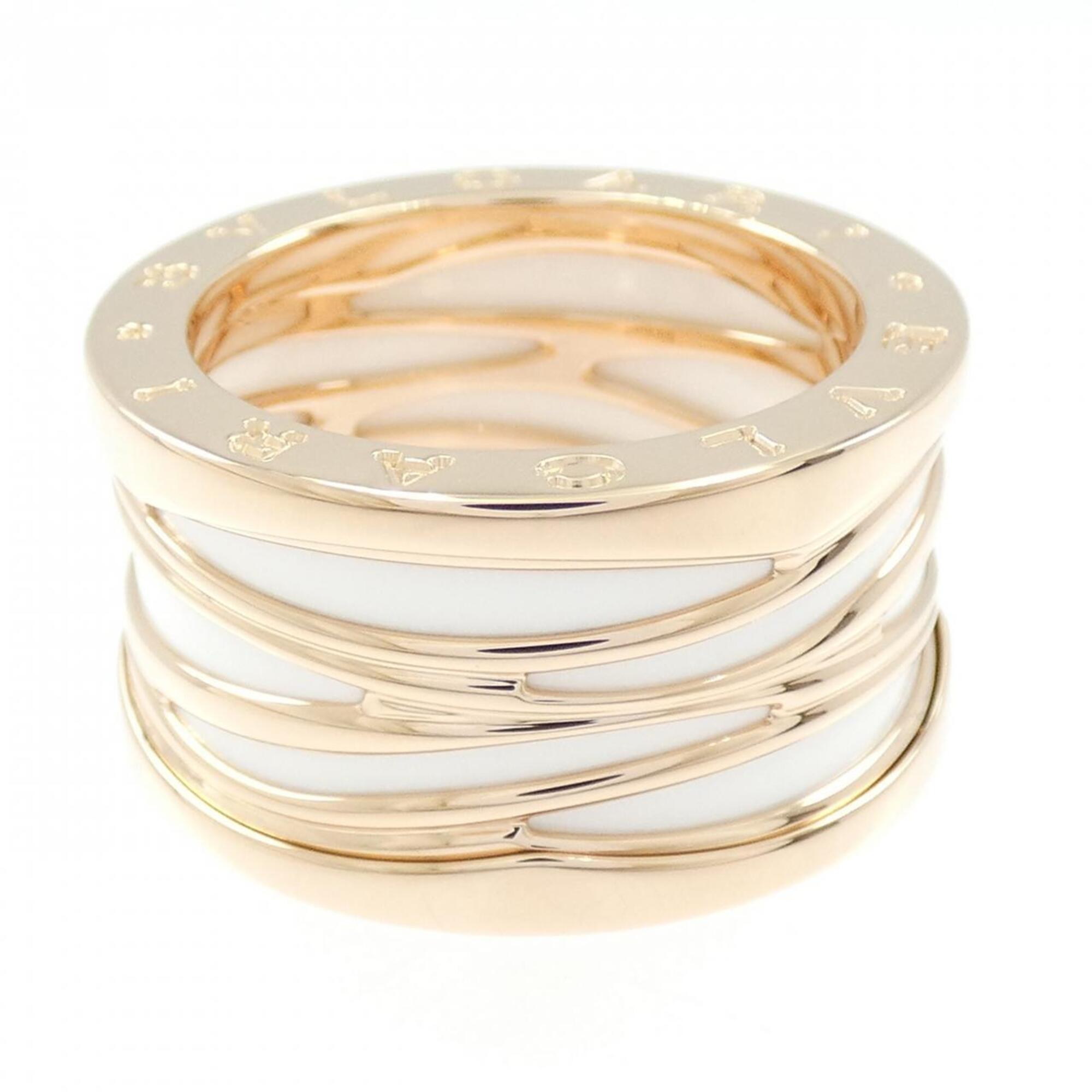 Bvlgari Pink Gold (18K) Ceramic Band Ring (Pre-Owned)