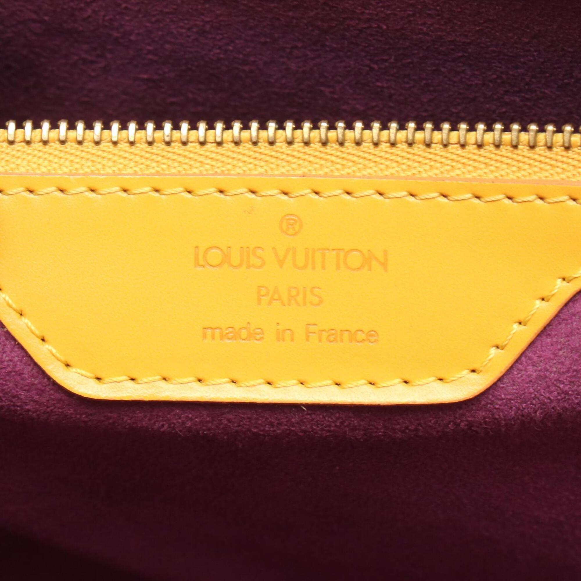 Louis Vuitton Yellow Epi Leather Handbag Shoulder Bag (Pre-Owned)
