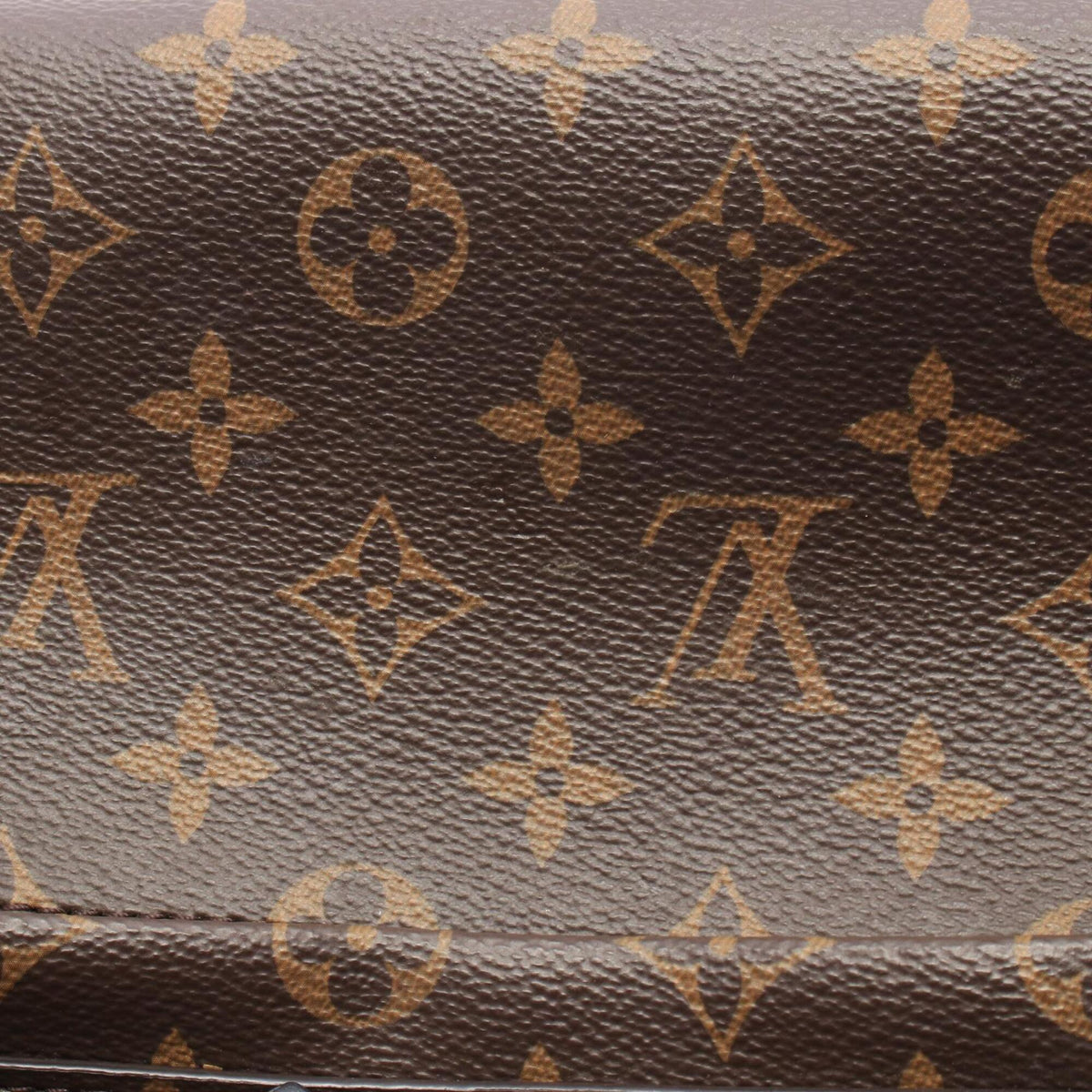 Louis Vuitton Black Brown Pvc Leather Backpack Handbag (Pre-Owned)