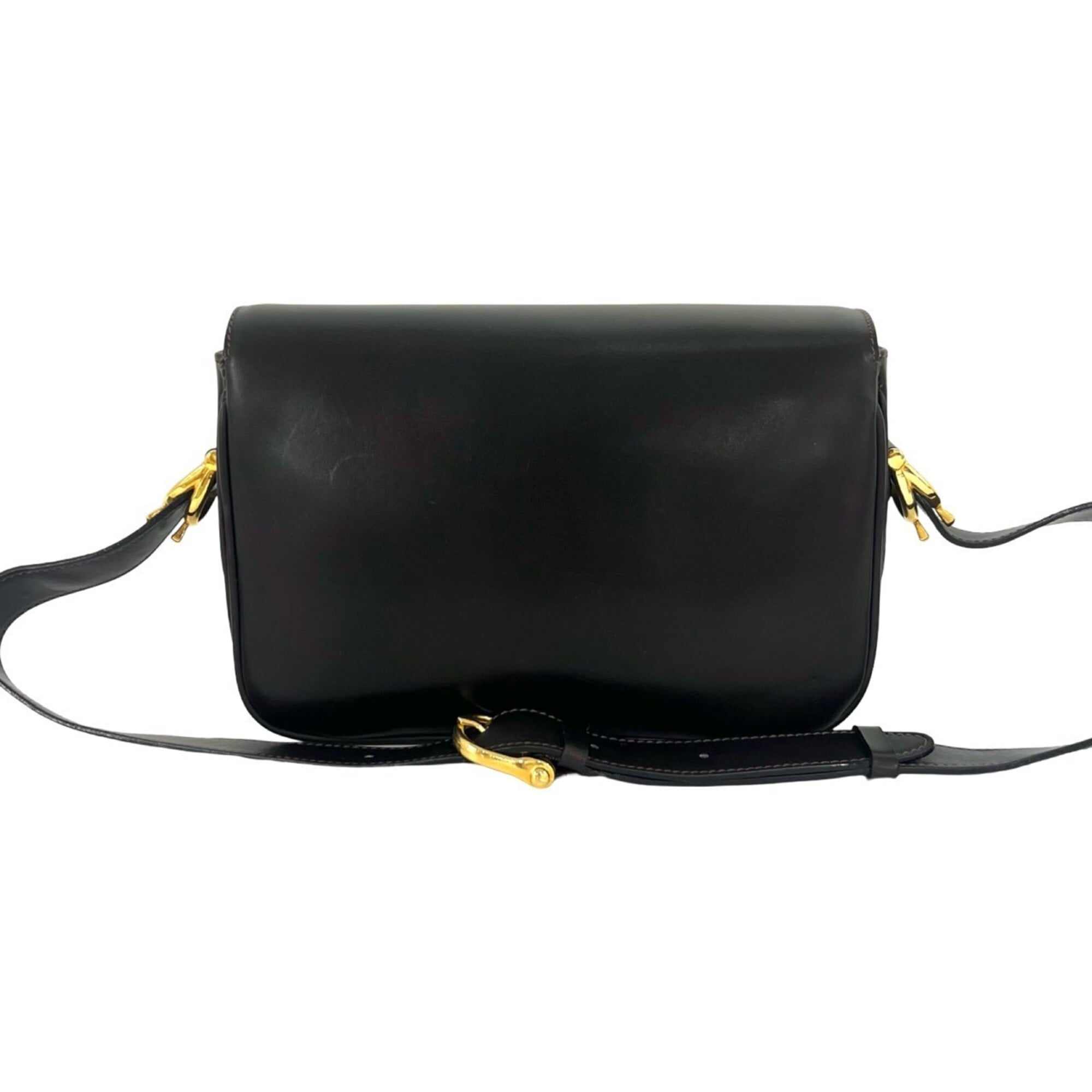 Celine Brown Leather Shoulder Bag (Pre-Owned)