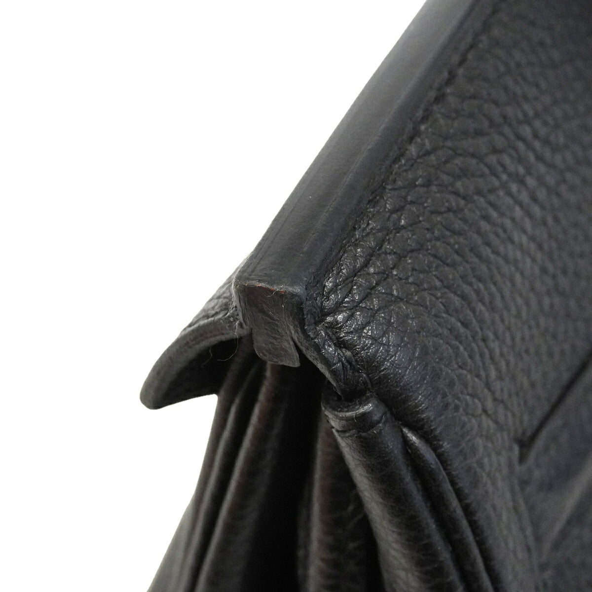 Hermes Black Togo Leather Handbag (Pre-Owned)