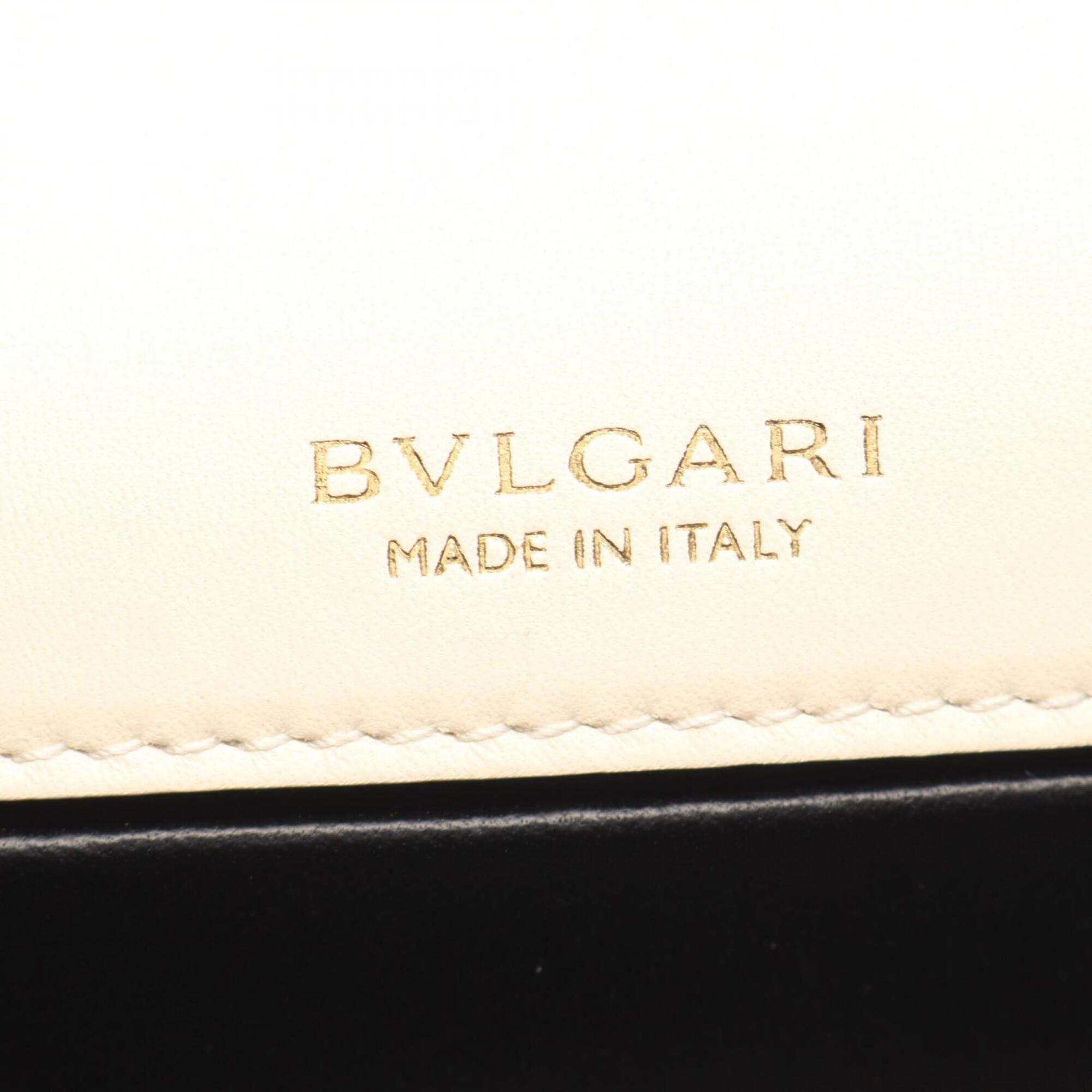 Bvlgari Ivory Leather Handbag (Pre-Owned)