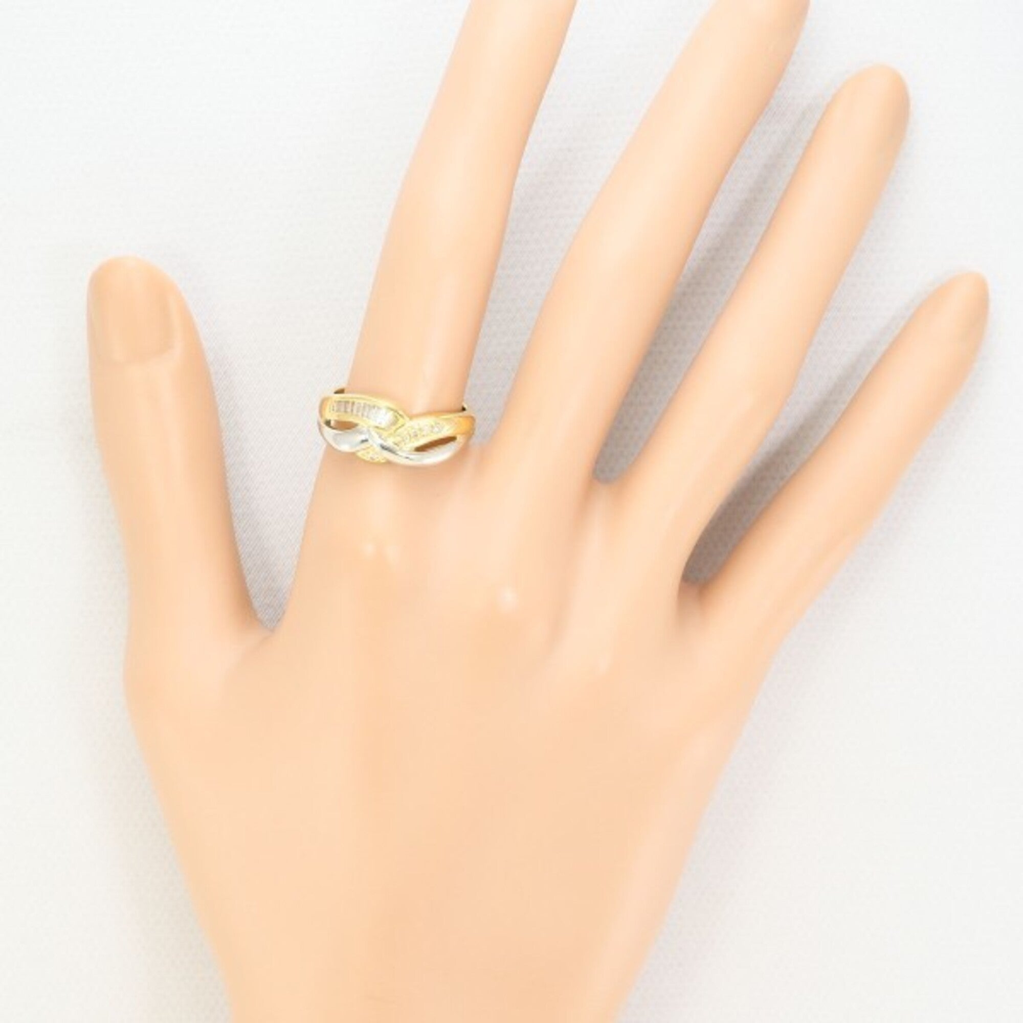 Unbranded Yellow Gold Yellow Gold (18K) Platinum 850 Band Ring (Pre-Owned)