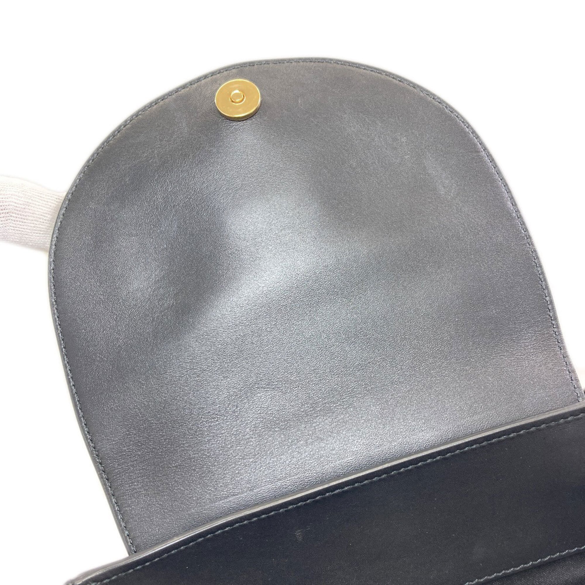 Salvatore Ferragamo Black Leather Backpack (Pre-Owned)