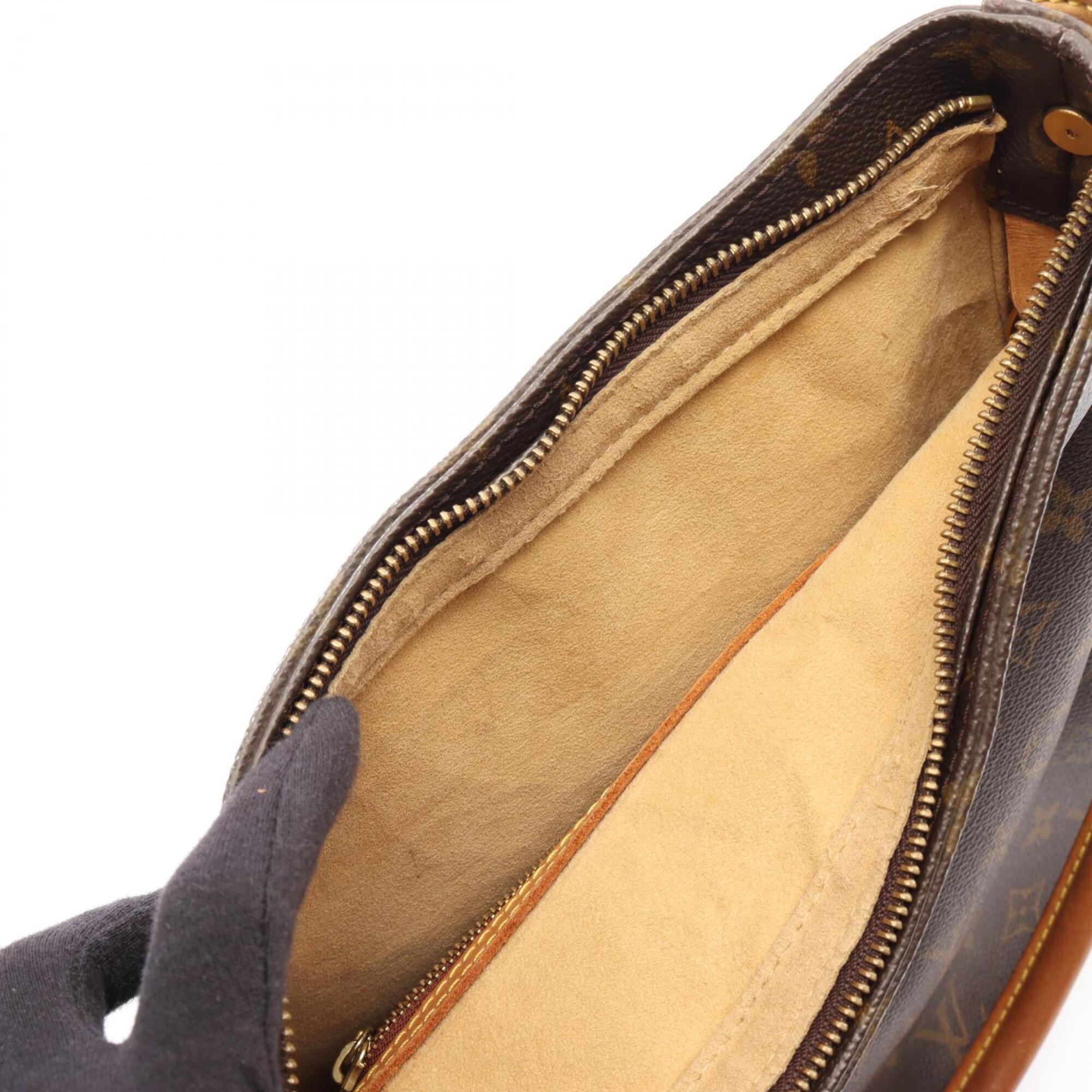 Louis Vuitton Brown Pvc Leather Handbag Shoulder Bag (Pre-Owned)