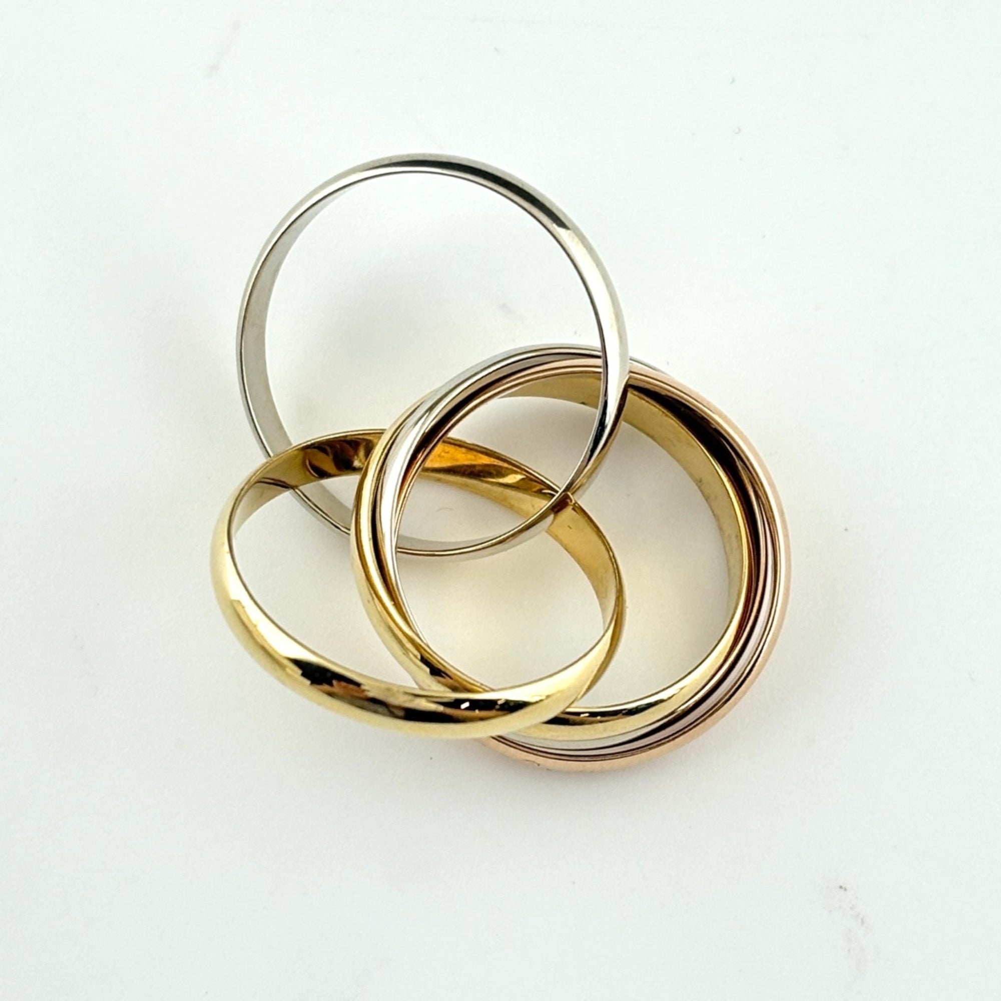 Cartier Yellow Gold (18K) Pink Gold (18K) White Gold (18K) Band Ring (Pre-Owned)