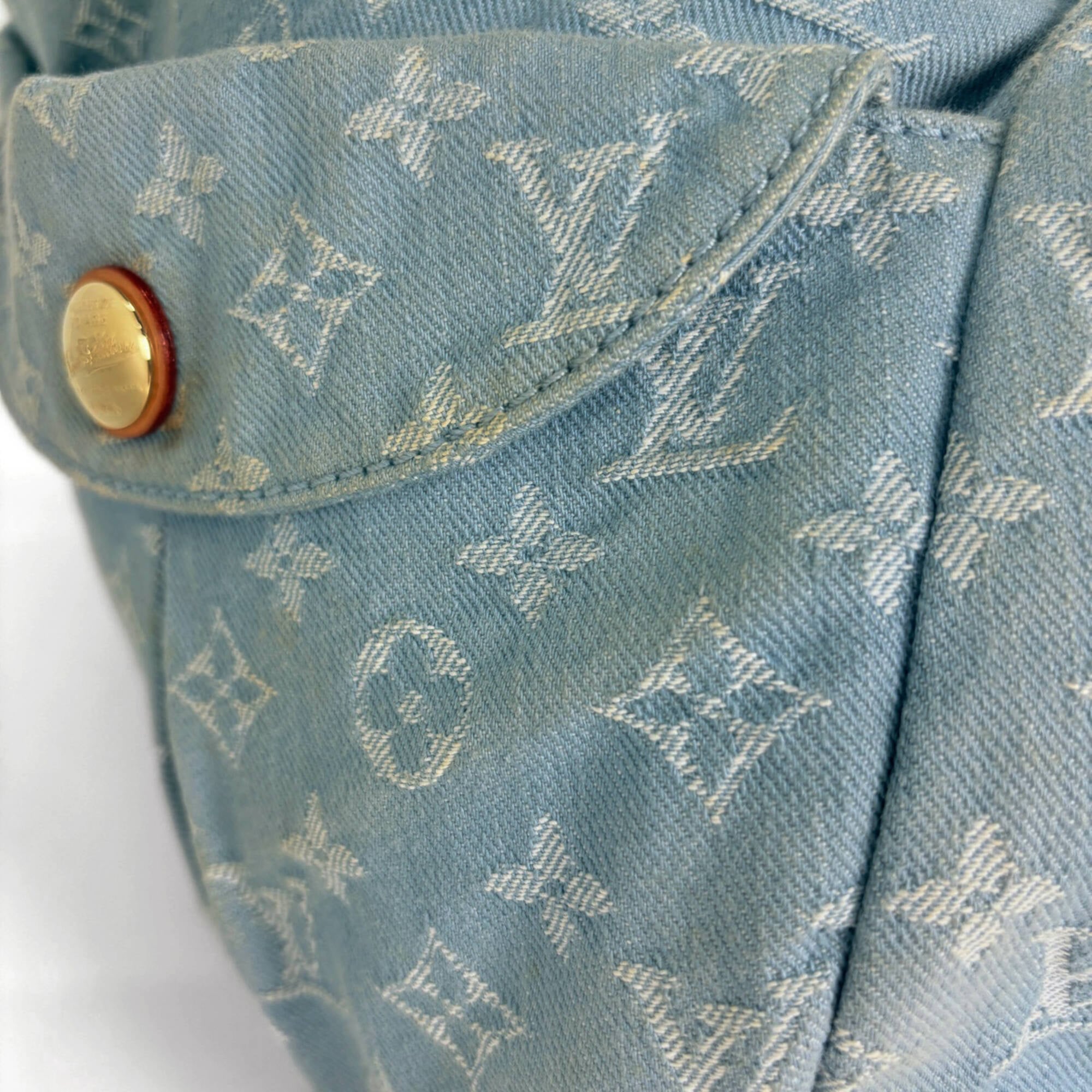 Louis Vuitton Monogram Denim Monogram Denim Shoulder Bag (Pre-Owned)
