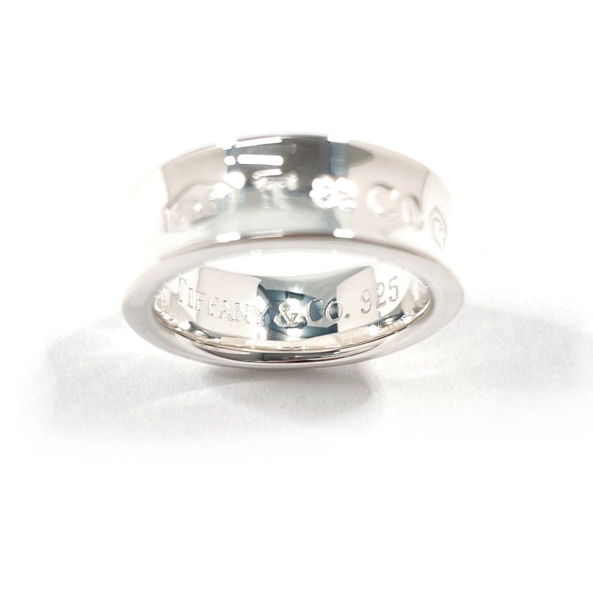 Tiffany Silver Silver 925 Band Ring (Pre-Owned)
