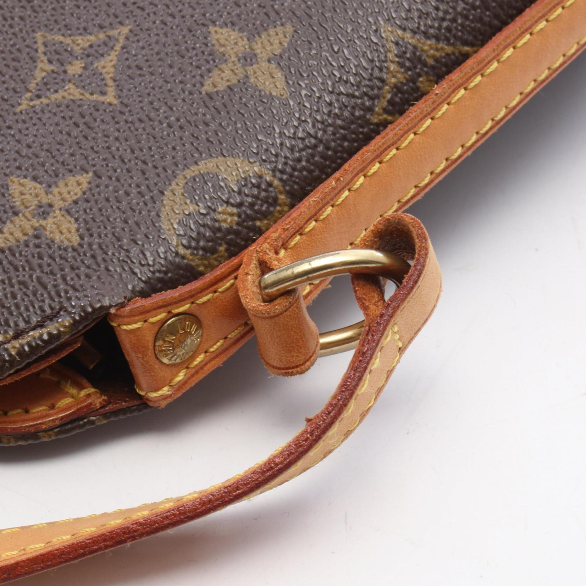 Louis Vuitton Brown Monogram Monogram Leather Handbag Shoulder Bag (Pre-Owned)