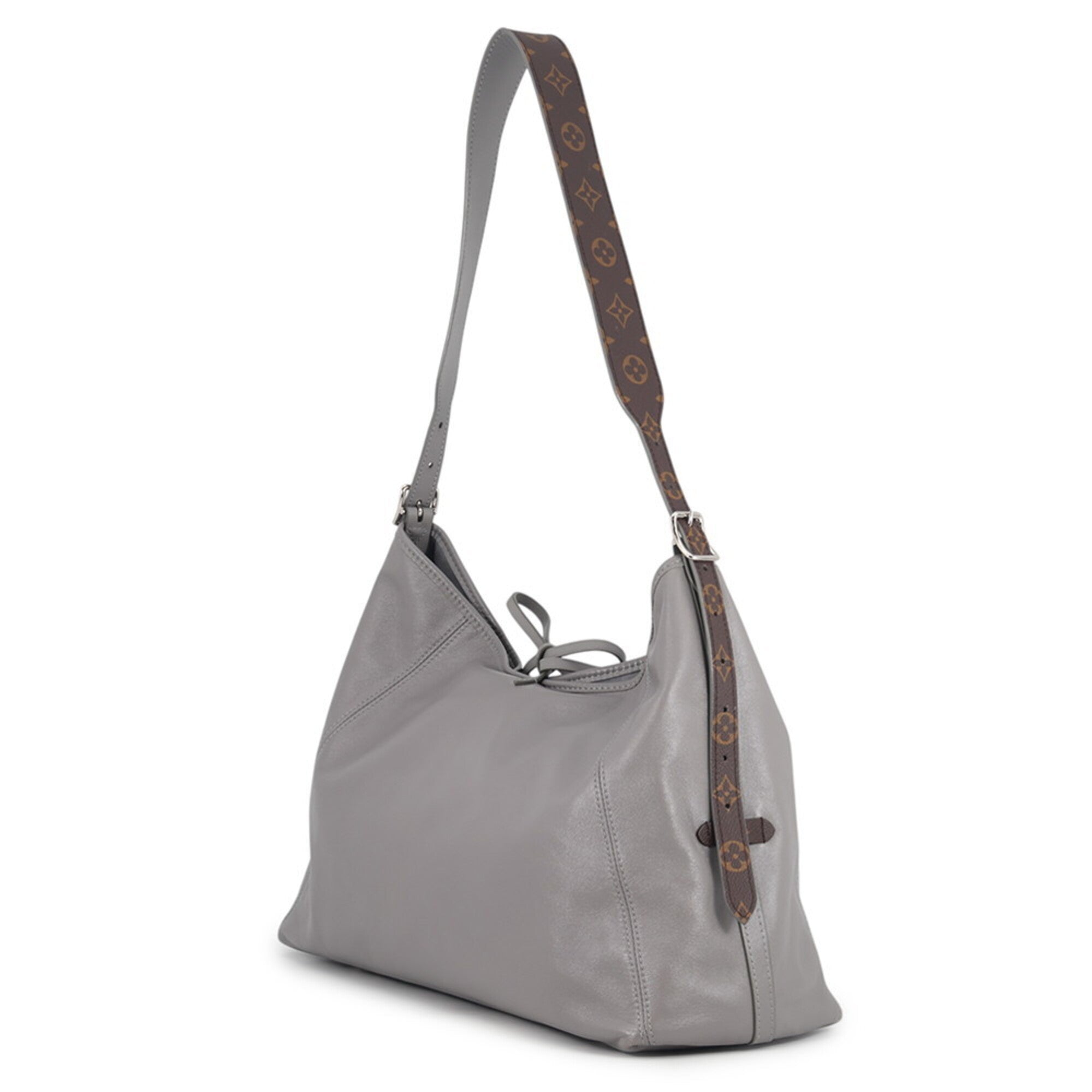 Louis Vuitton Gray Or Handbag Pouch Shoulder Bag (Pre-Owned)