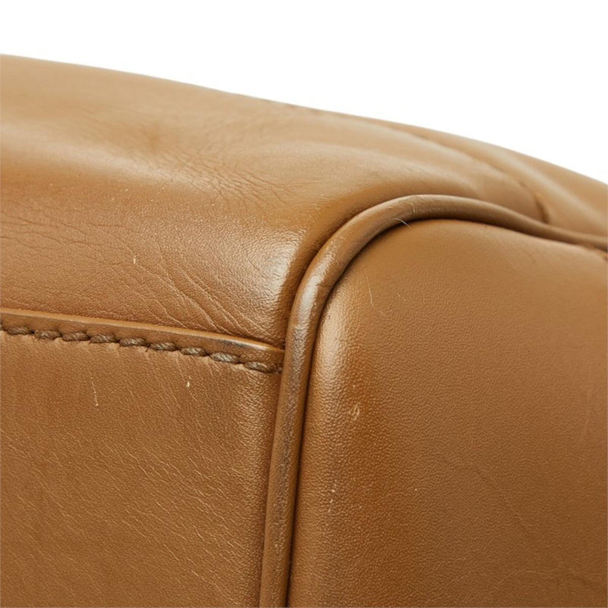 Bottega Veneta Brown Leather Handbag Shoulder Bag (Pre-Owned)