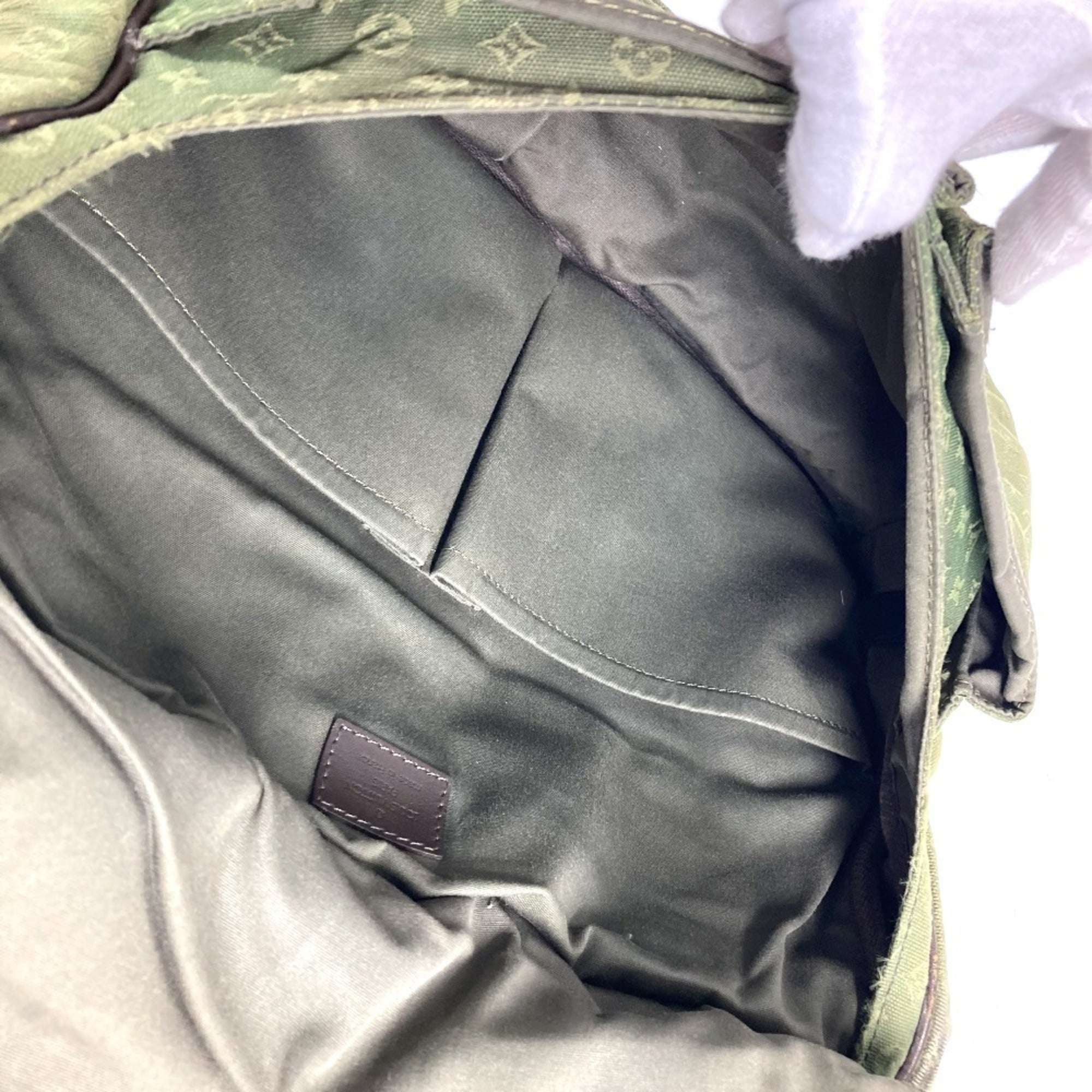 Louis Vuitton Khaki Monogram Mini Canvas Shoulder Bag (Pre-Owned)