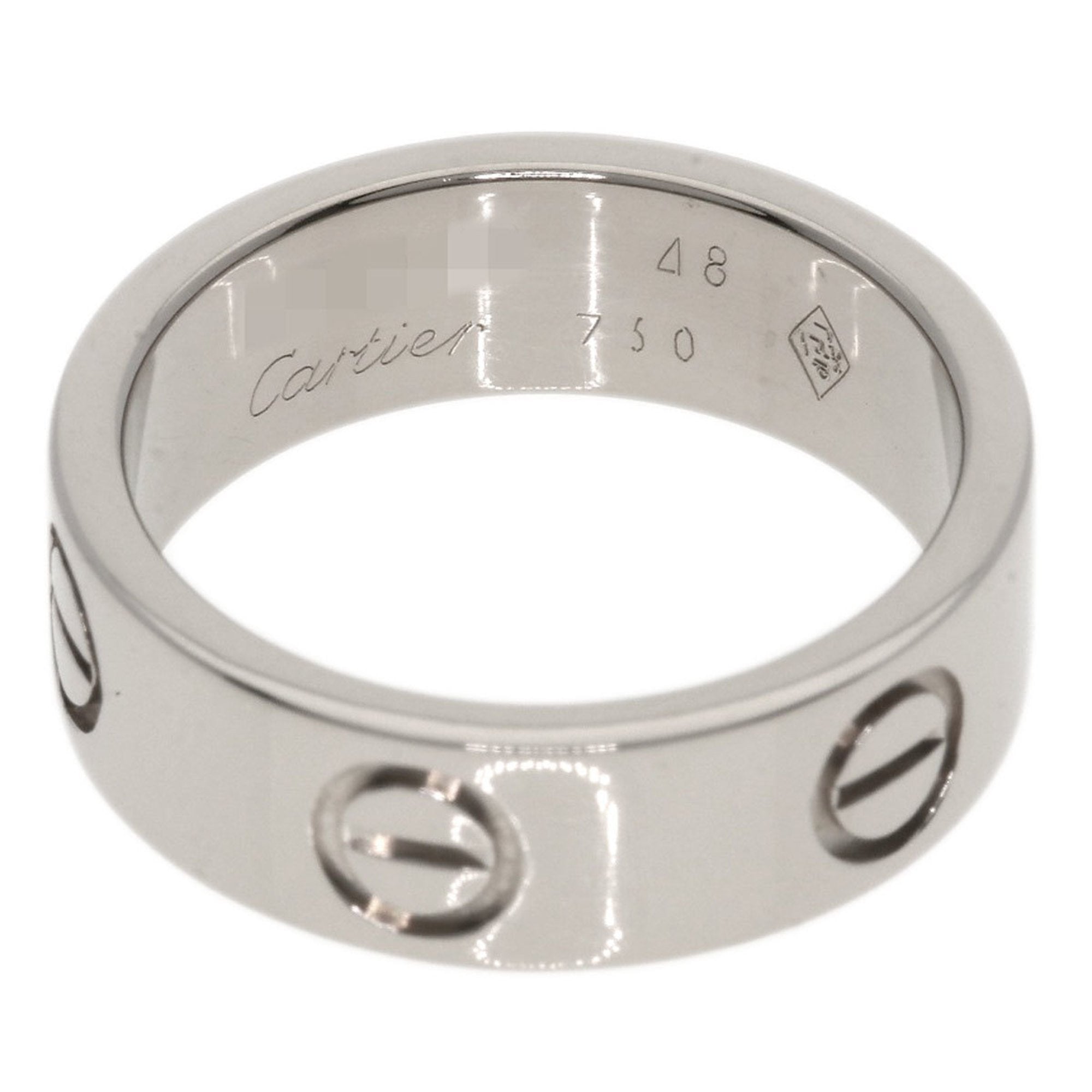 Cartier White Gold White Gold (18K) Band Ring (Pre-Owned)