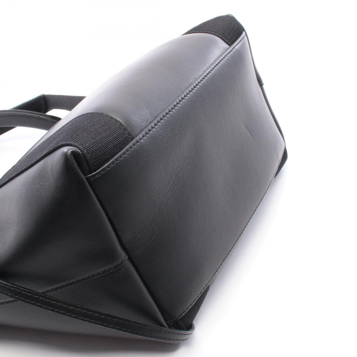 Balenciaga Black Leather Handbag Tote Bag (Pre-Owned)